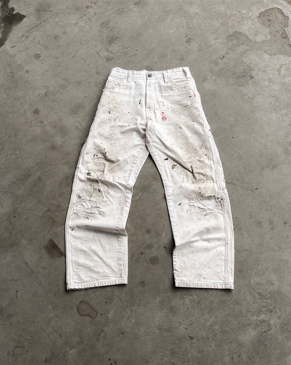 White Dickies Painter Pants | Grailed