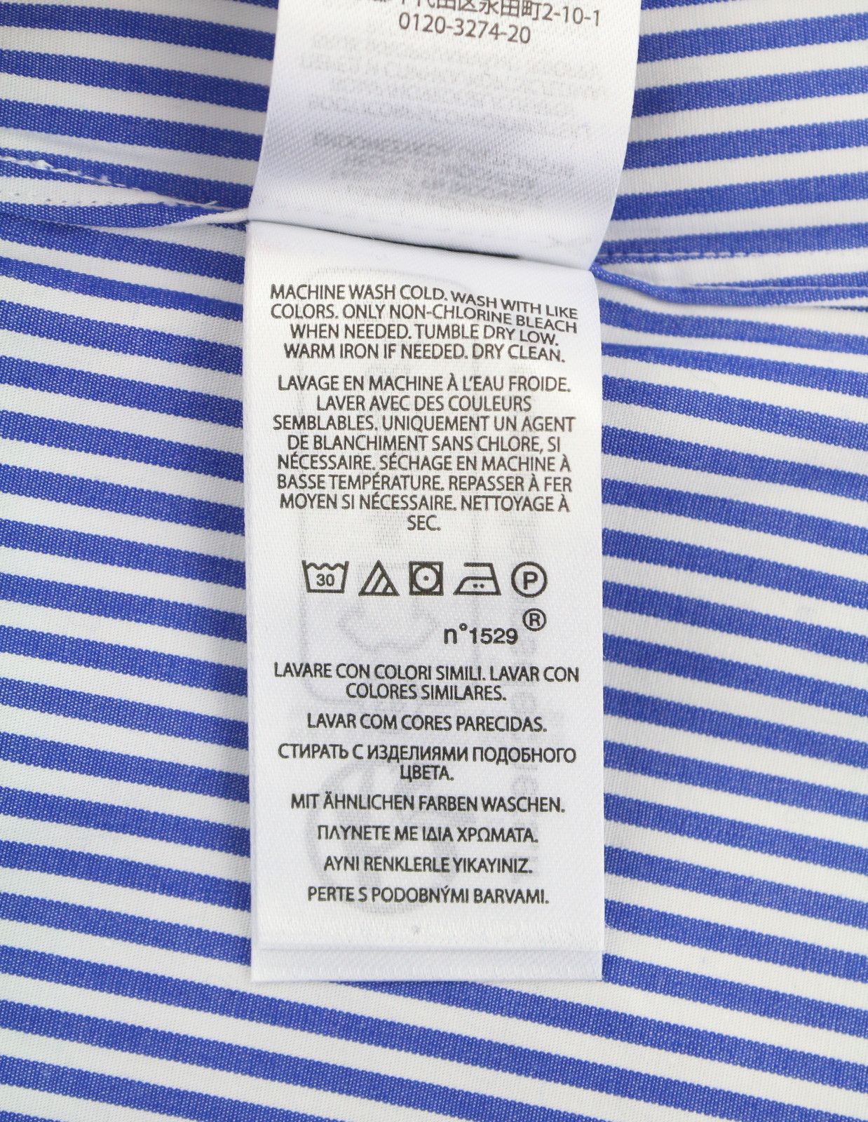 Ralph Lauren CORE REPLEN S Stretch Custom Fit Striped Button Down 87015 Size US S / EU 44-46 / 1 - 9 Thumbnail