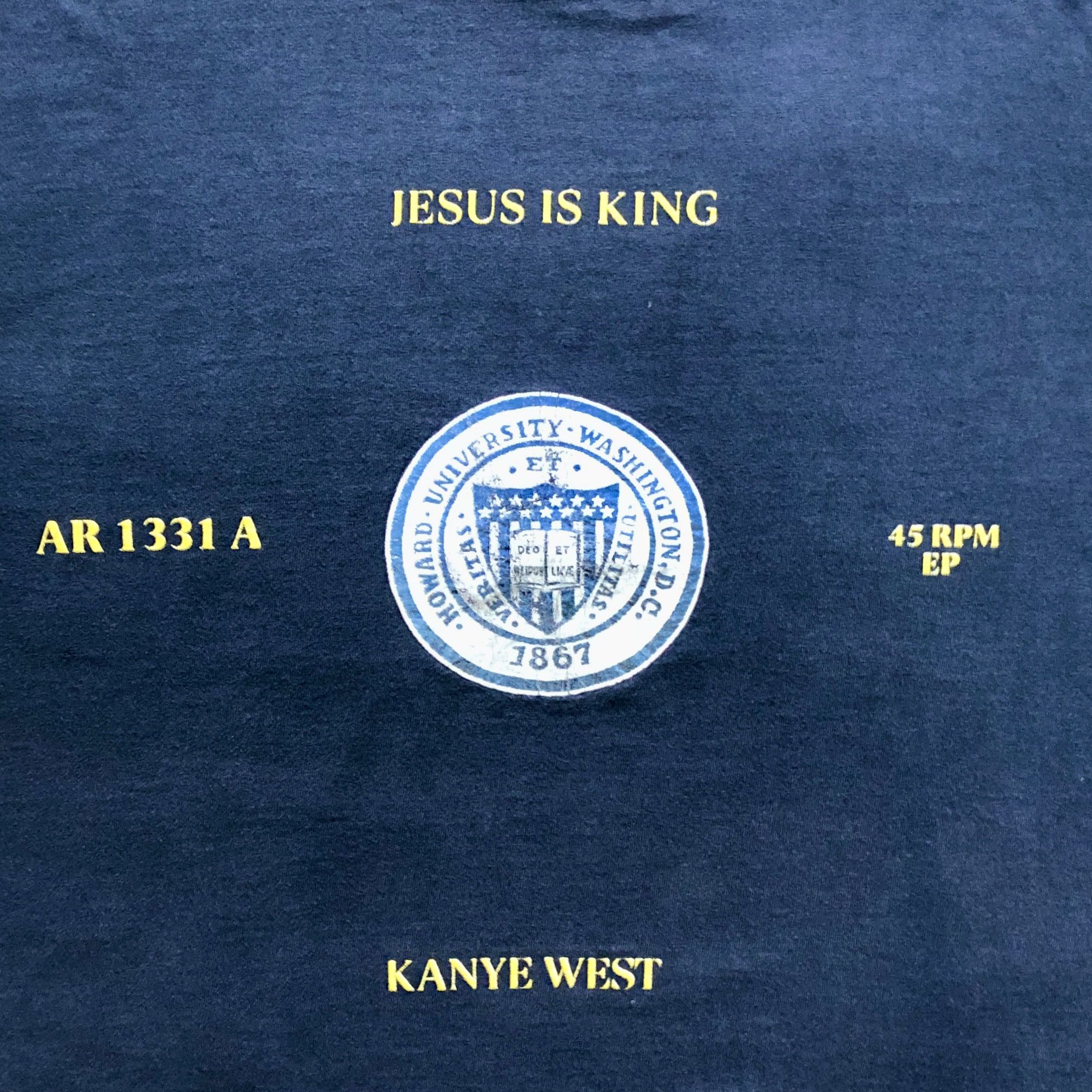 Kanye West × Yeezy UNRELEASED Kanye West “Jesus Is King” Howard U Shirt Size US M / EU 48-50 / 2 - 2 Thumbnail