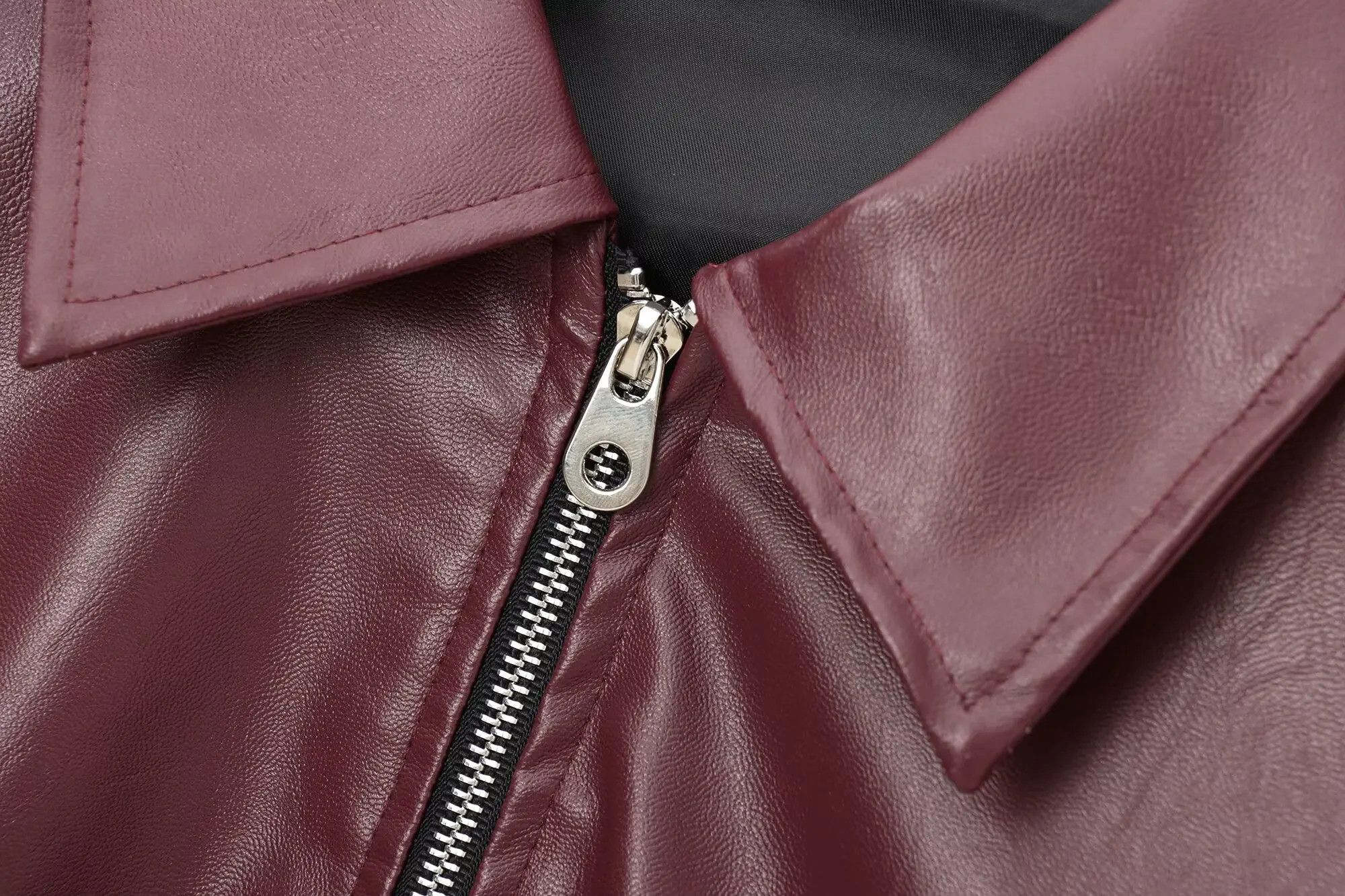 Japanese Brand × Vintage Red Leather Jakcet Size S / US 4 / IT 40 - 3 Thumbnail