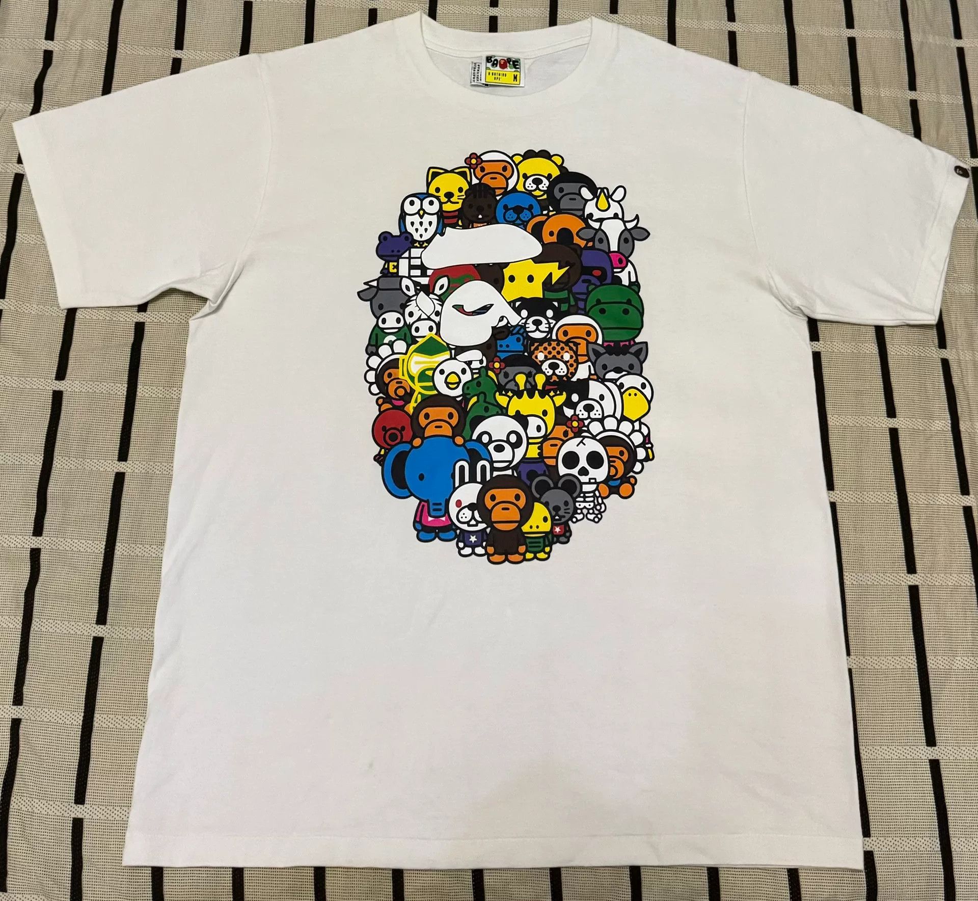 Bape Bape Ape Head Multi T-Shirt M Men Size US M / EU 48-50 / 2 - 1 Thumbnail