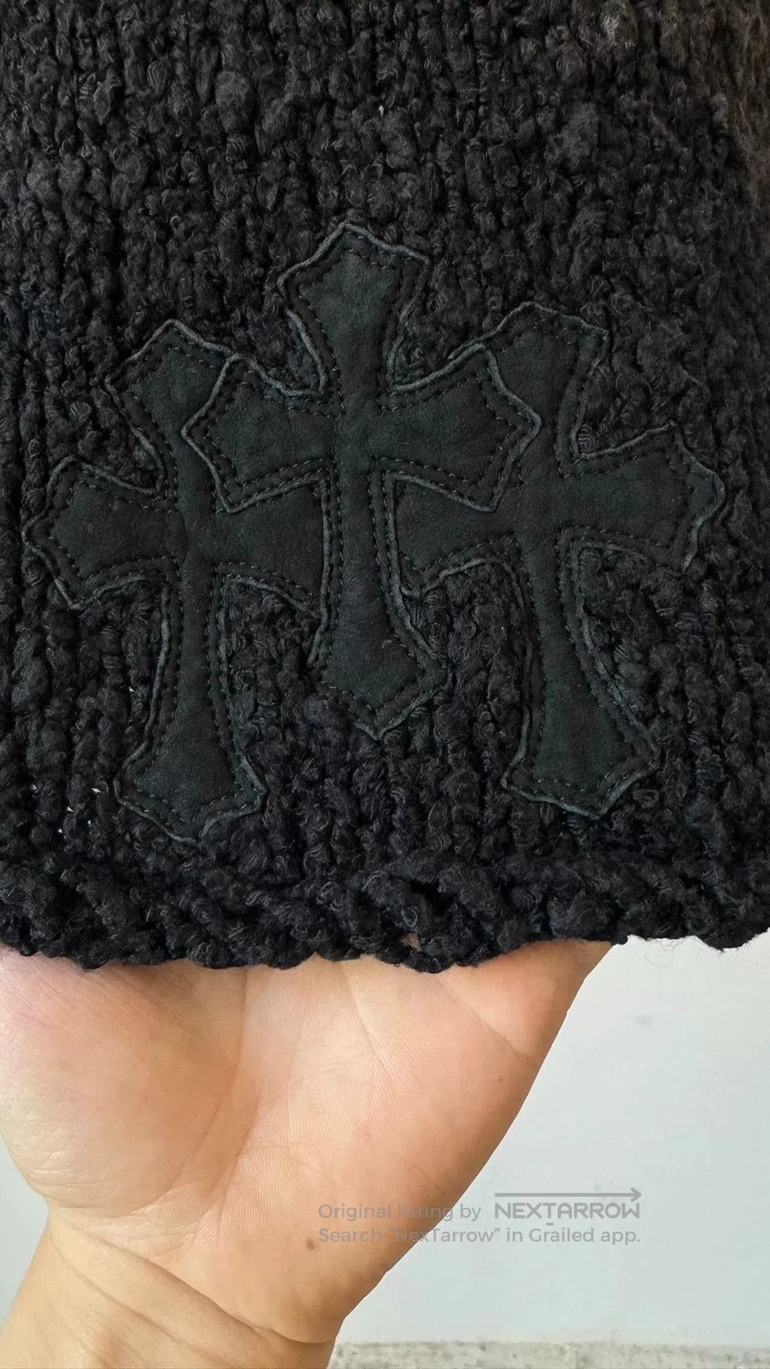 Chrome Hearts black knitted sleeveless turtleneck sweater. Size S / US 4 / IT 40 - 3 Thumbnail
