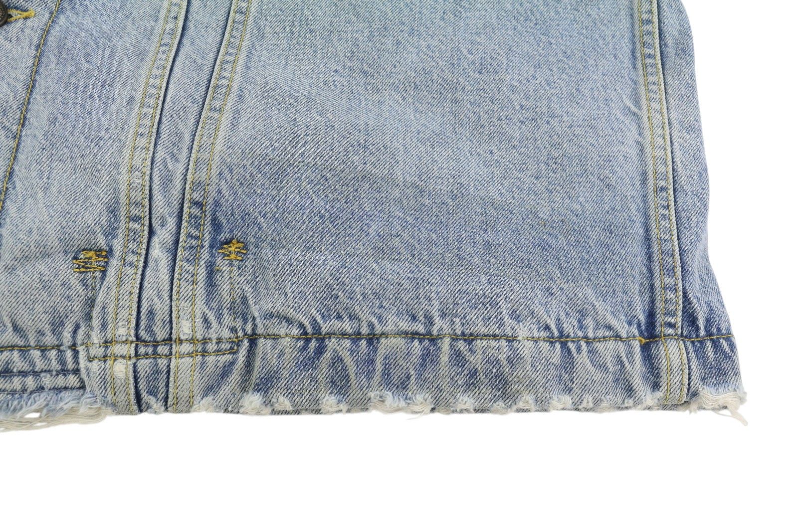 R13 LYLE TRUCKET COAT M Slate Blue Sherpa Lined Denim 86587 Size M / US 6-8 / IT 42-44 - 11 Thumbnail