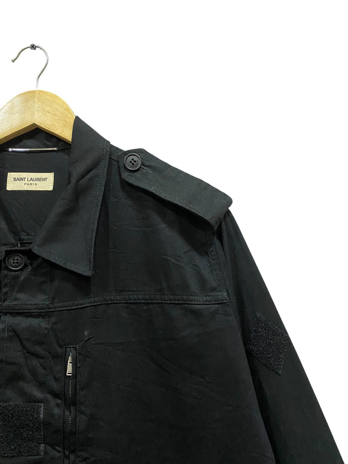 Saint Laurent Paris Saint Laurent Utility / Military Field Jacket Made in Italy Size US L / EU 52-54 / 3 - 7 Thumbnail