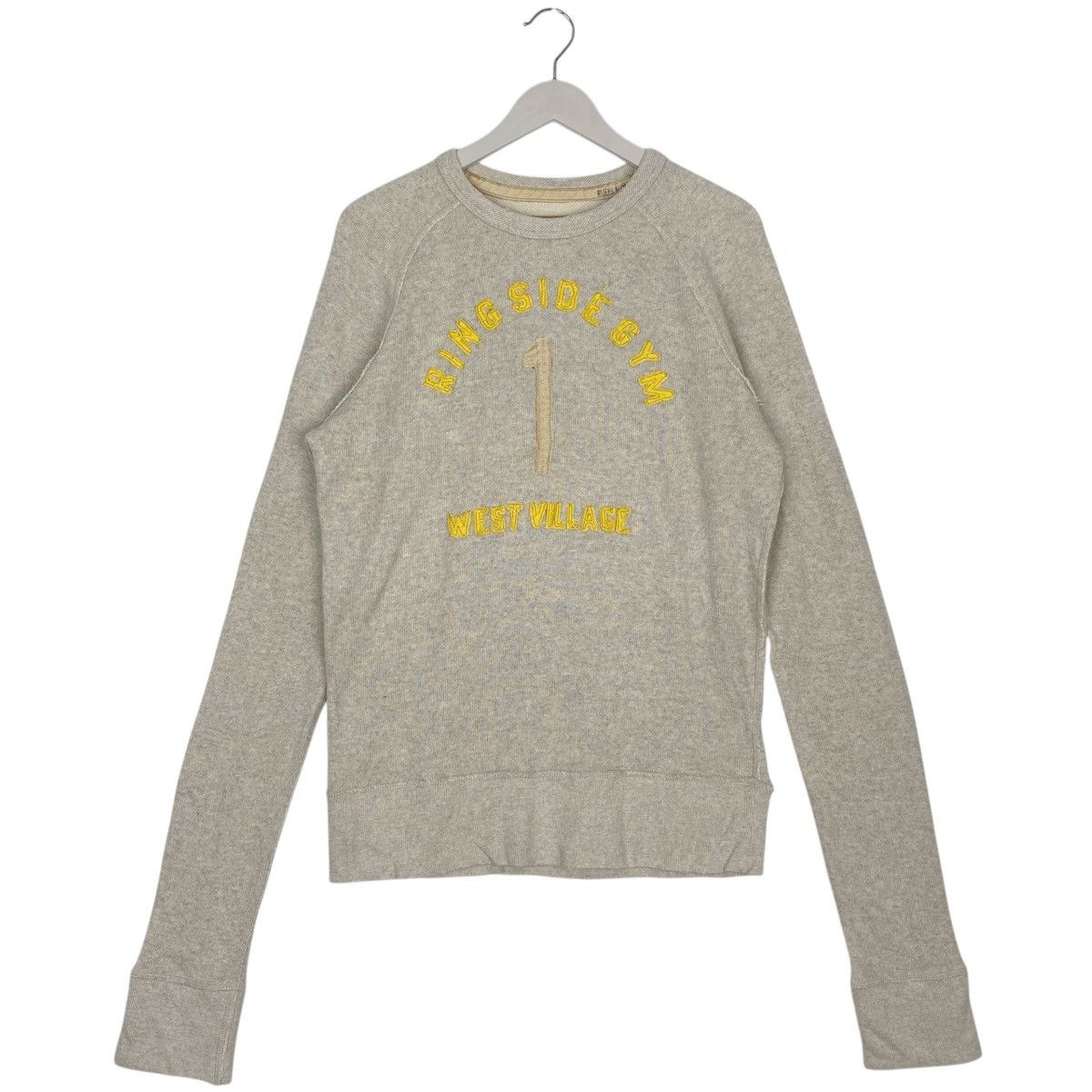 Vintage Ruehl Sweatshirt Crewneck Big Logo Spellout Grey