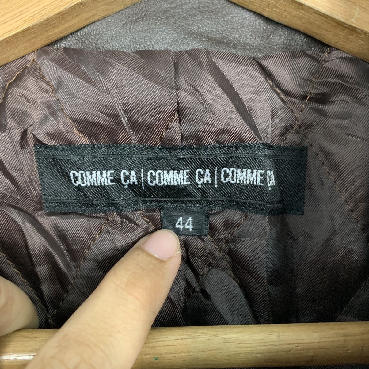 Comme Ca Ism Comme Ca Leather Jacket Size US S / EU 44-46 / 1 - 15 Thumbnail