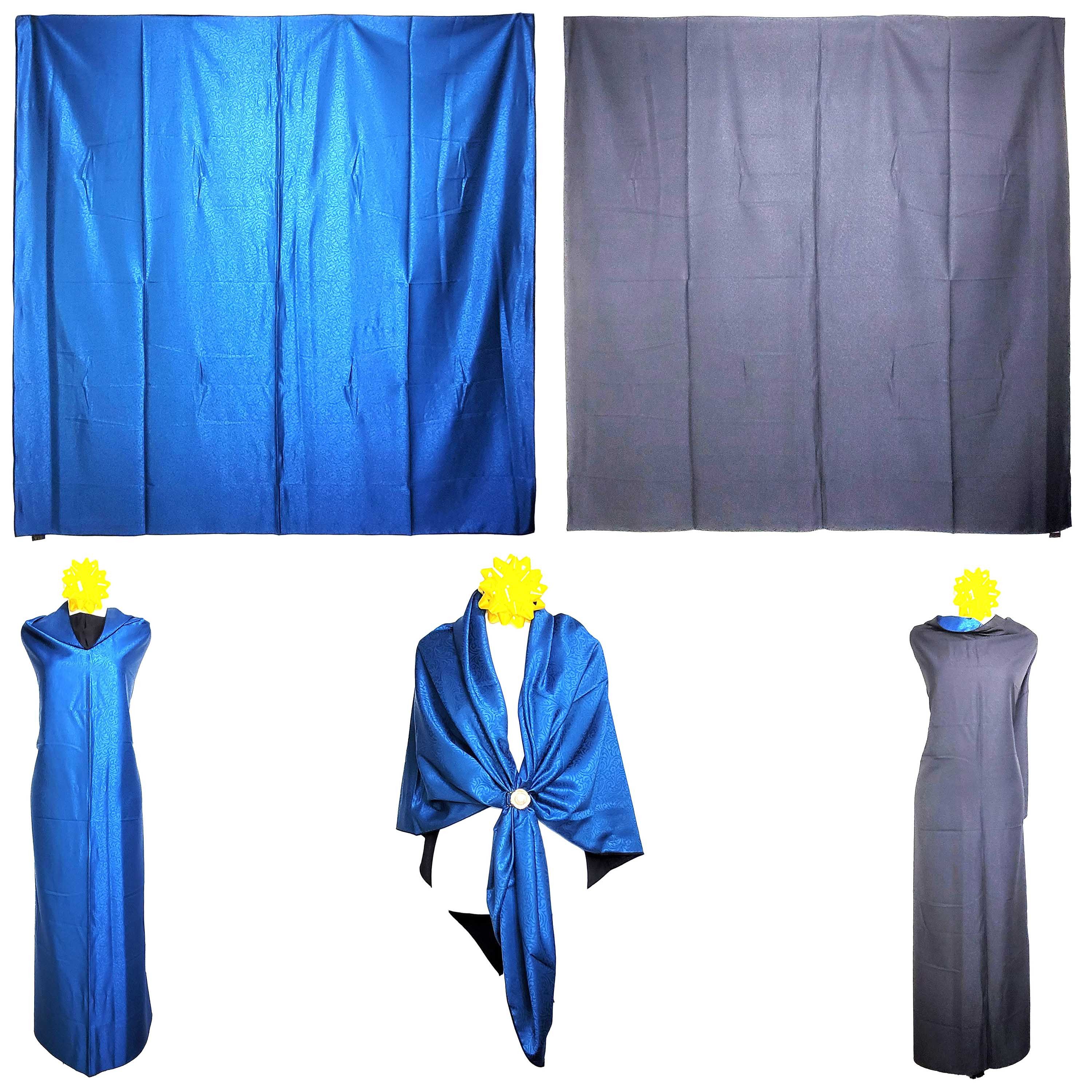 Other NWT Double Sided Silk Scarf 52"x52" Large Square Wrap 3202 Size ONE SIZE - 1 Thumbnail