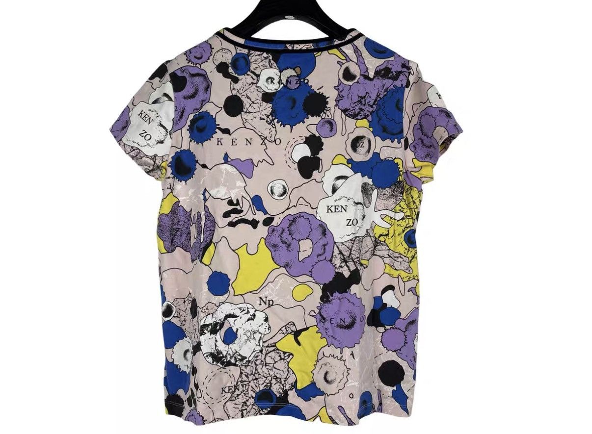 Kenzo Kenzo Artist Collaboration Graffiti Short Sleeve Tee J31 Size US M / EU 48-50 / 2 - 2 Thumbnail