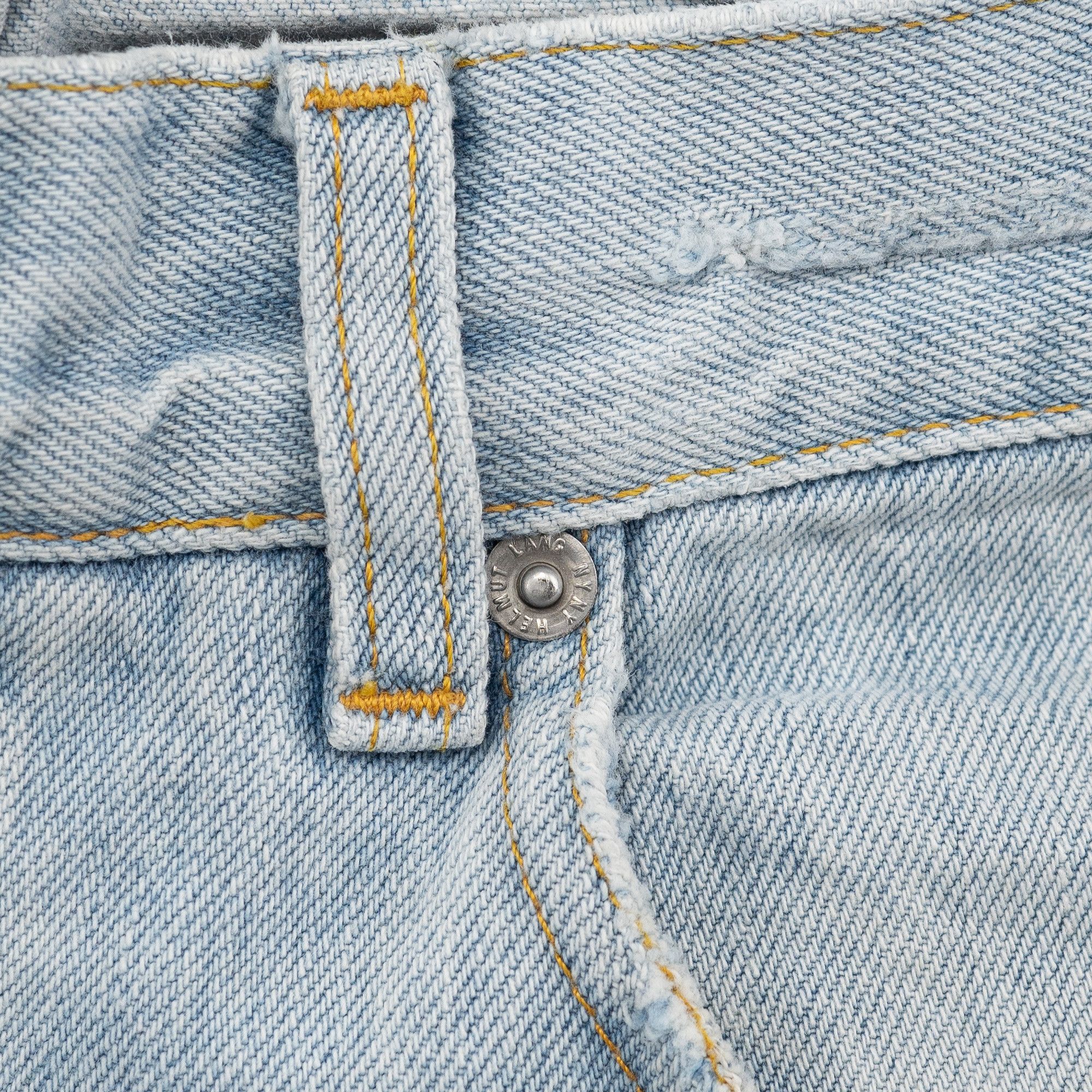 Helmut Lang Vintage Broken Denim Classic 5 Pocket Unhemmed Size US 31 - 4 Thumbnail