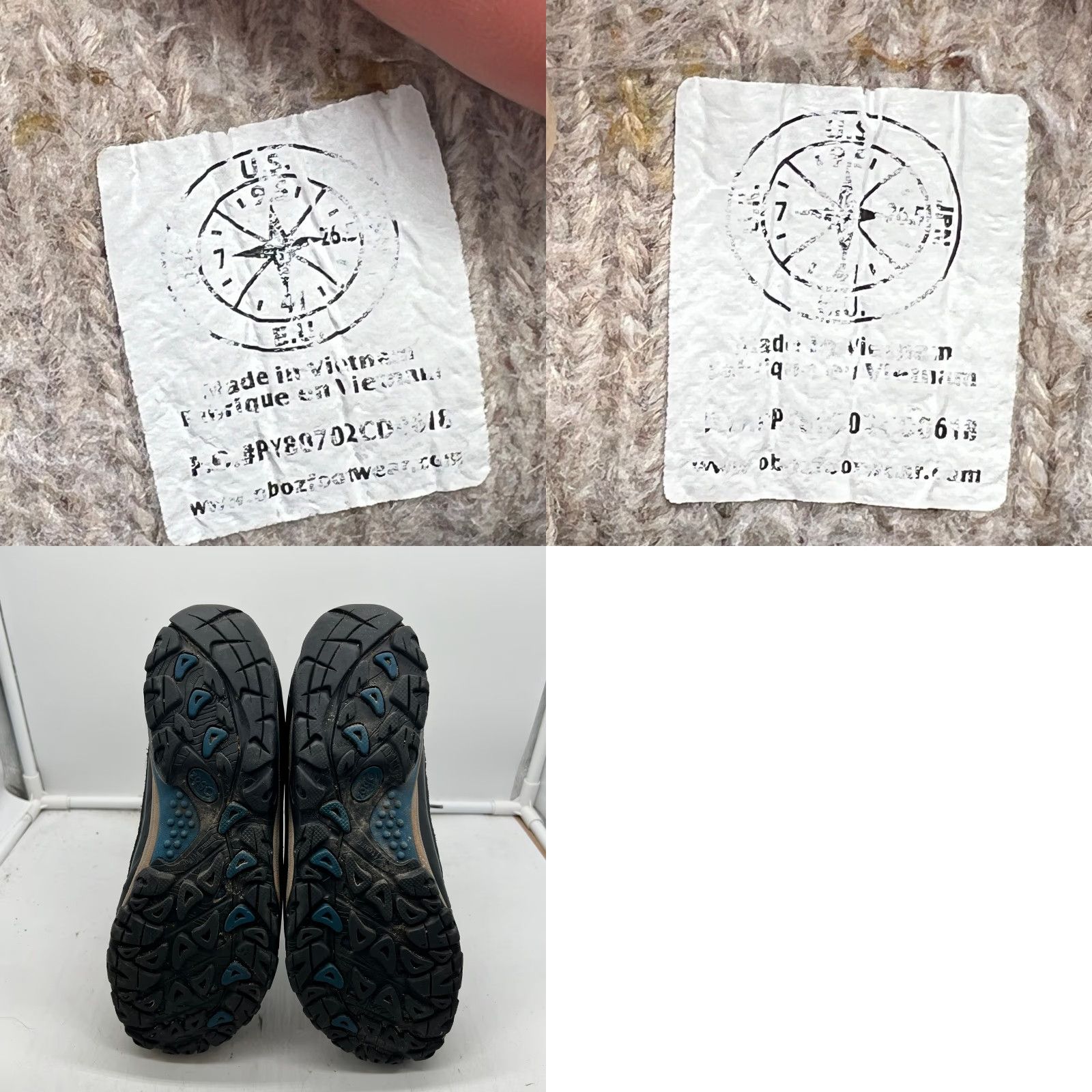Oboz VINTAGE Oboz Boots Womens 9.5 Juniper Mid Waterproof Hiking Brown Hunter Trail Camp Hike Size US 10 / IT 40 - 8 Thumbnail