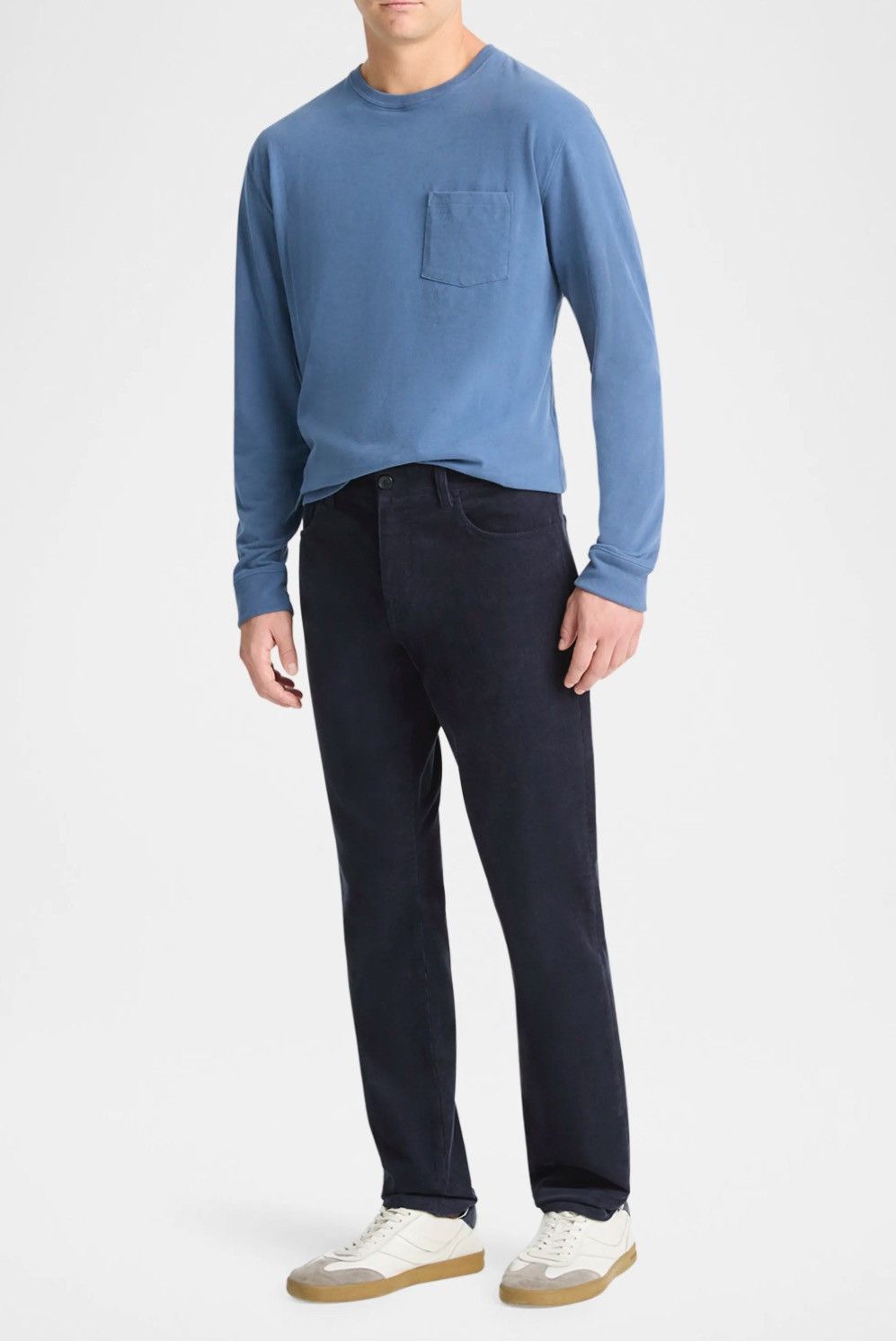 Vince Navy Straight Leg Corduroy Pants 👖 Size US 32 / EU 48 - 1 Thumbnail