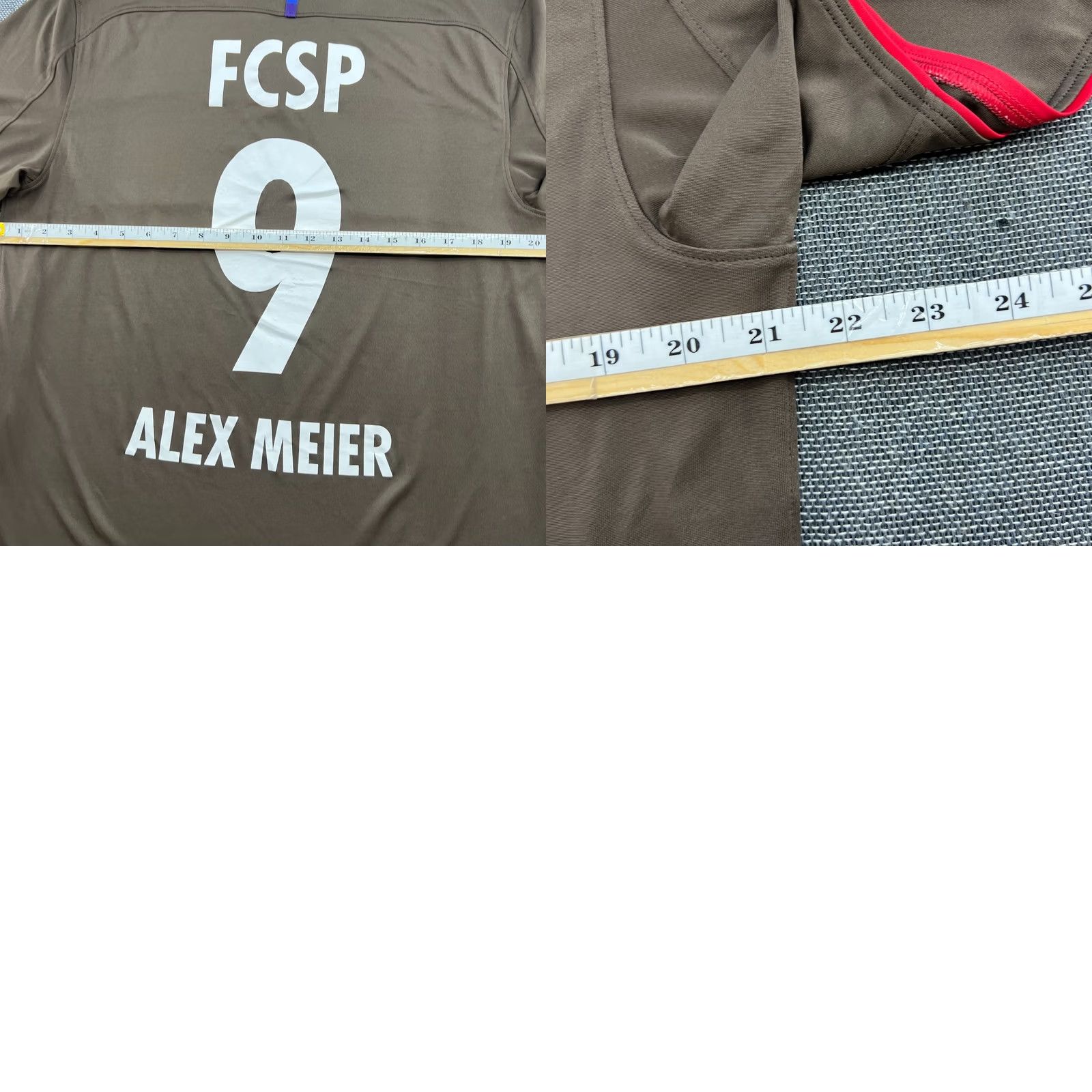 Under Armour ST Pauli 2018 2019 Alex Meier Home Football Jersey Mens Large Under Armour Shirt Soccer Jersey Athletic Quick Dry Moisture Wicking Brown Size US M / EU 48-50 / 2 - 9 Thumbnail