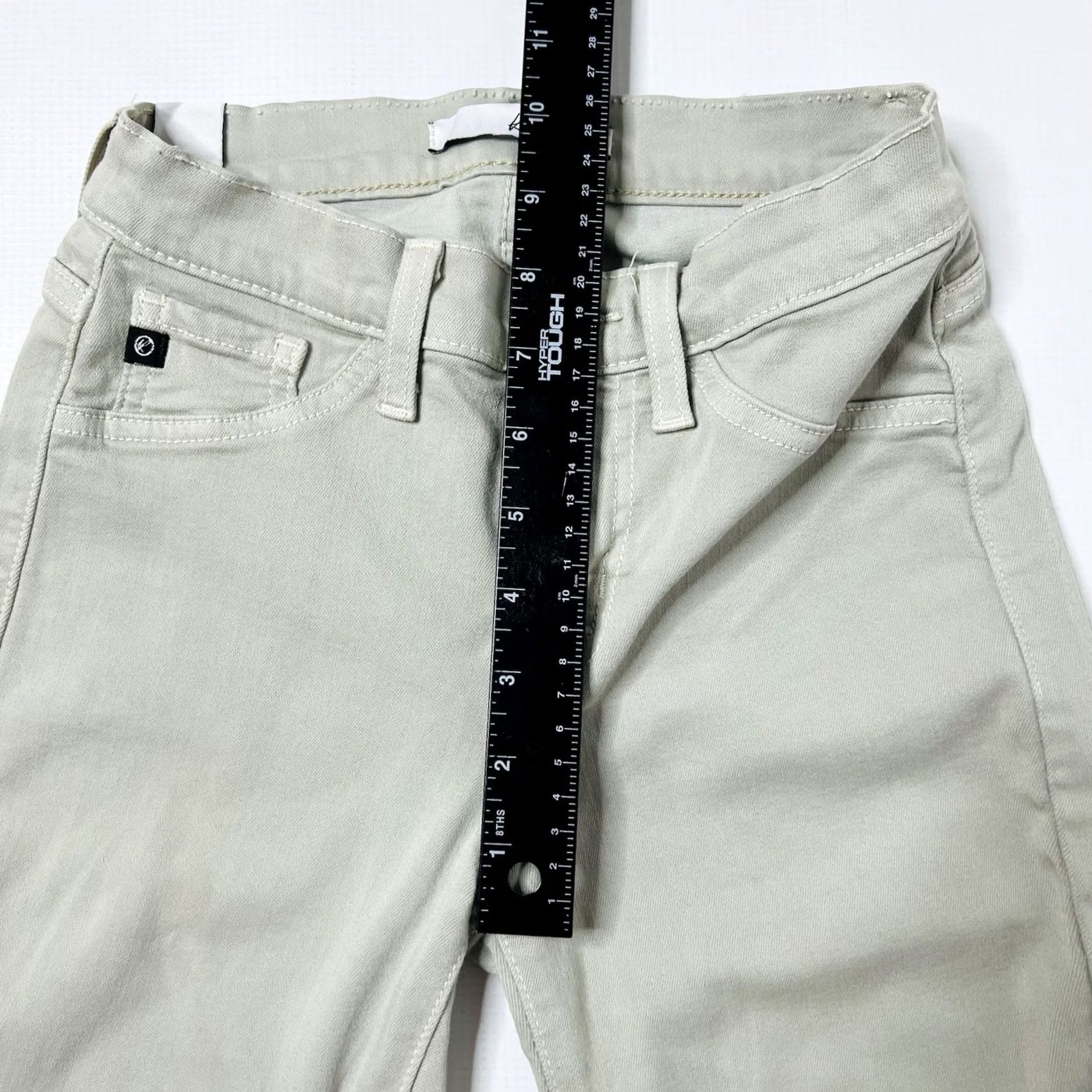 Vintage KanCan Estilo Moto Jeans Women's Skinny Jeans 24x29 Sage Green Low Rise 5-Pocket Design Mens Women Brand KanCan Size 42" / US 20 - 4 Thumbnail