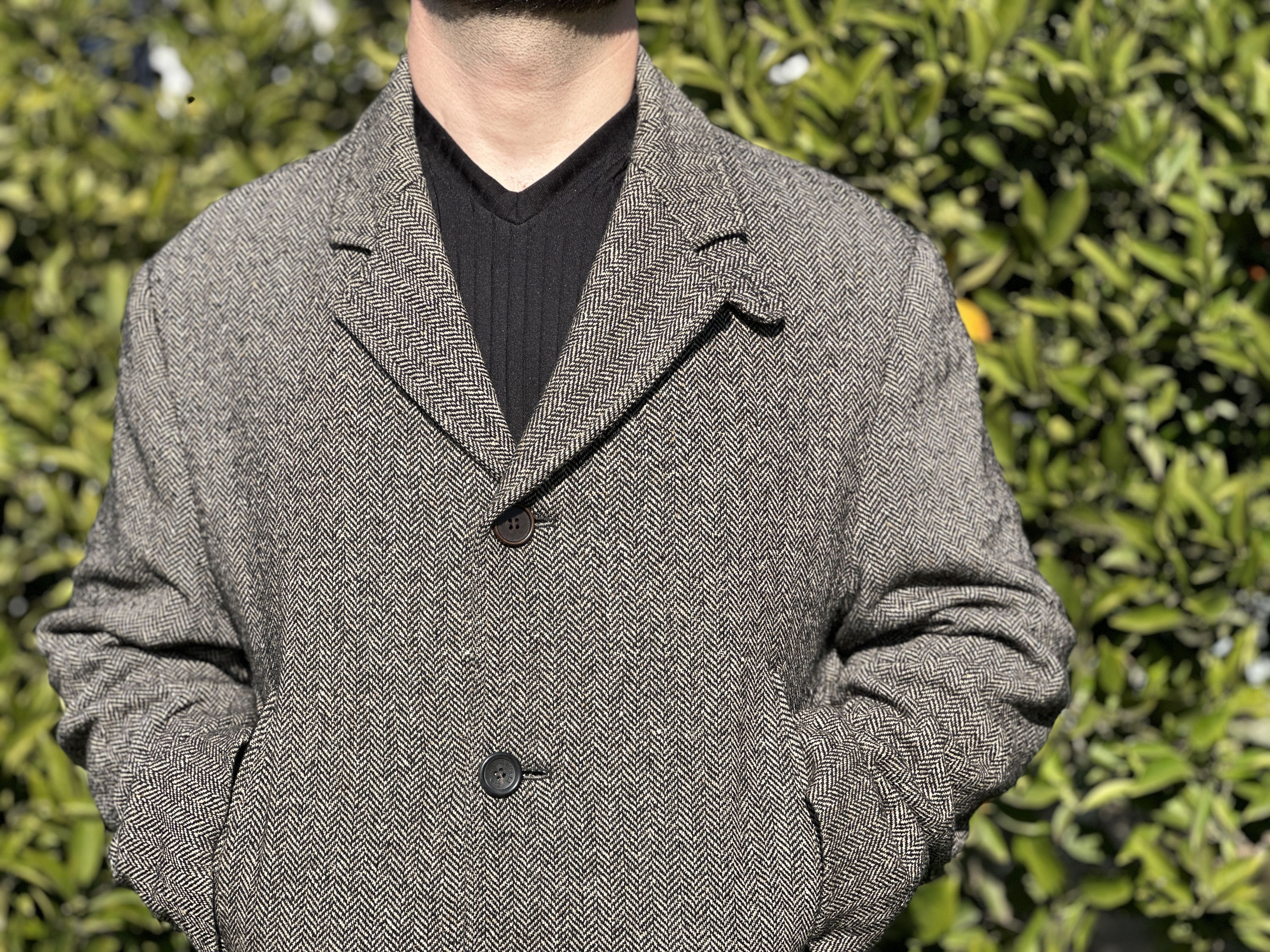 Canali Seta Canali Tweed Knit Style Royal Trench Jacket Size 50 Size US M / EU 48-50 / 2 - 4 Thumbnail