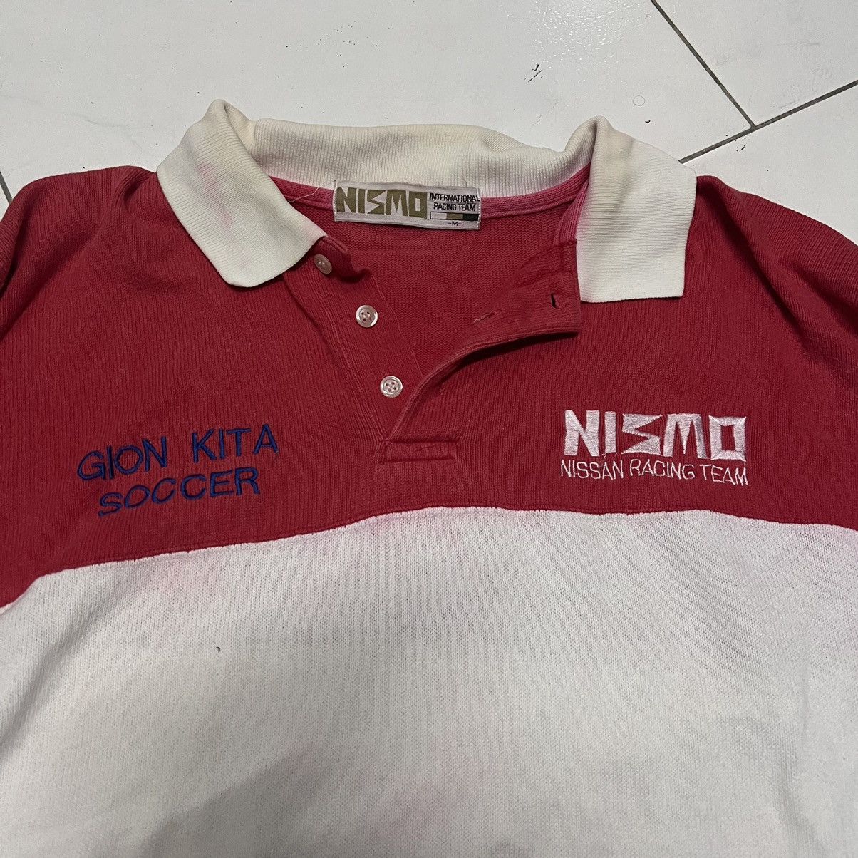 Vintage Vintage Nismo polo rugby distress Size US M / EU 48-50 / 2 - 2 Thumbnail