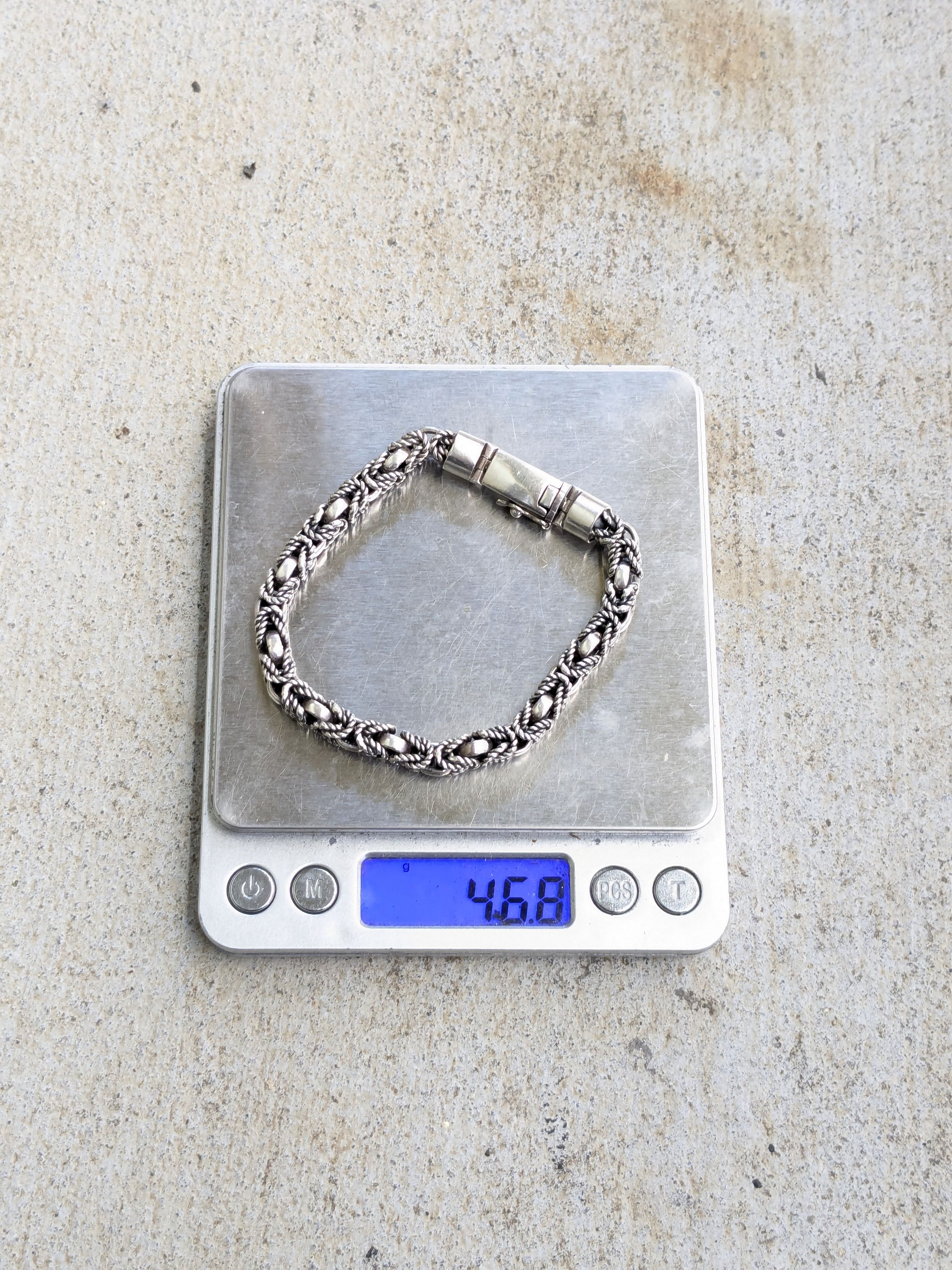 Jewelry Vintage Sterling Silver Bracelet Byzantine 8.25" Biker Punk Size ONE SIZE - 16 Thumbnail
