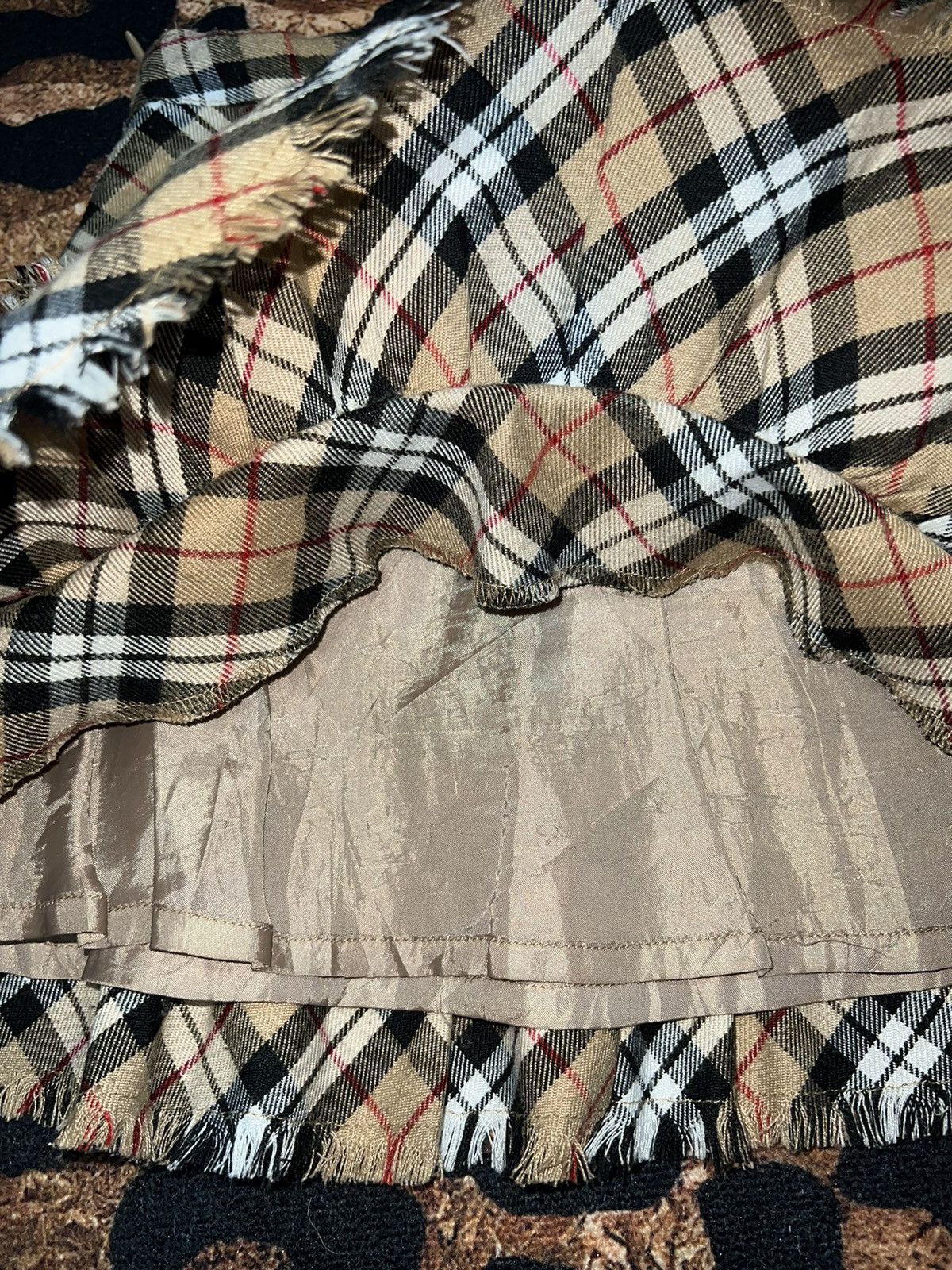 Burberry Japanese tartan layered skirt 🎀💖 Size 26" / US 2 / IT 38 - 6 Thumbnail