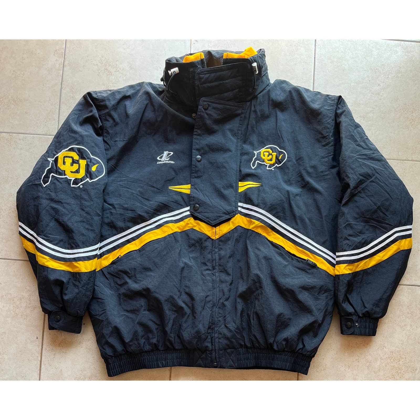 Logo Athletic RARE CU Buffaloes 90s Deion puffer jacket XL Colorado Buffs Size US XL / EU 56 / 4 - 6 Thumbnail