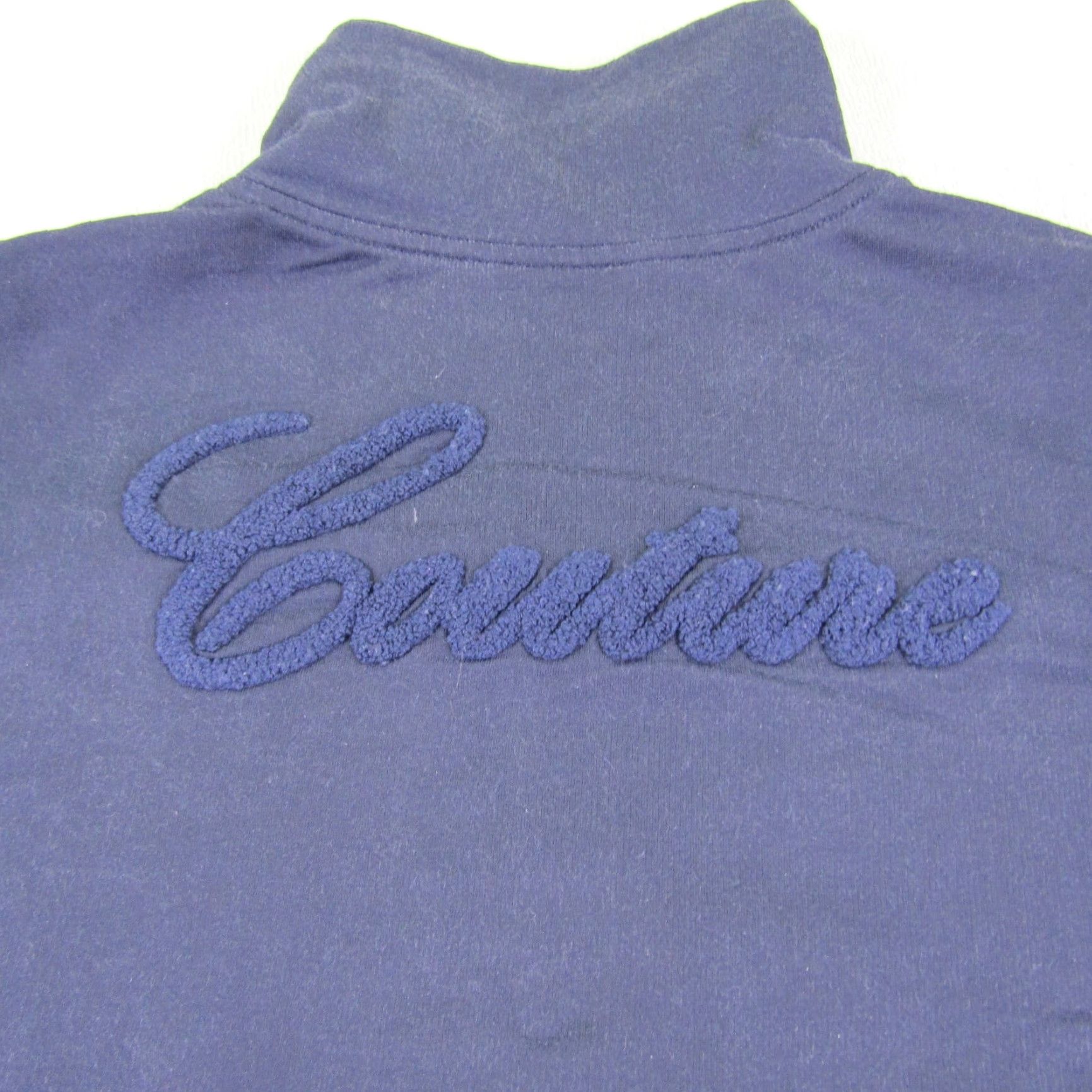 Juicy Couture Juicy Couture Jacket Womens Medium Blue Full Zip Track Coat J Zipper Spellout (Track Jacket) Size M / US 6-8 / IT 42-44 - 7 Thumbnail