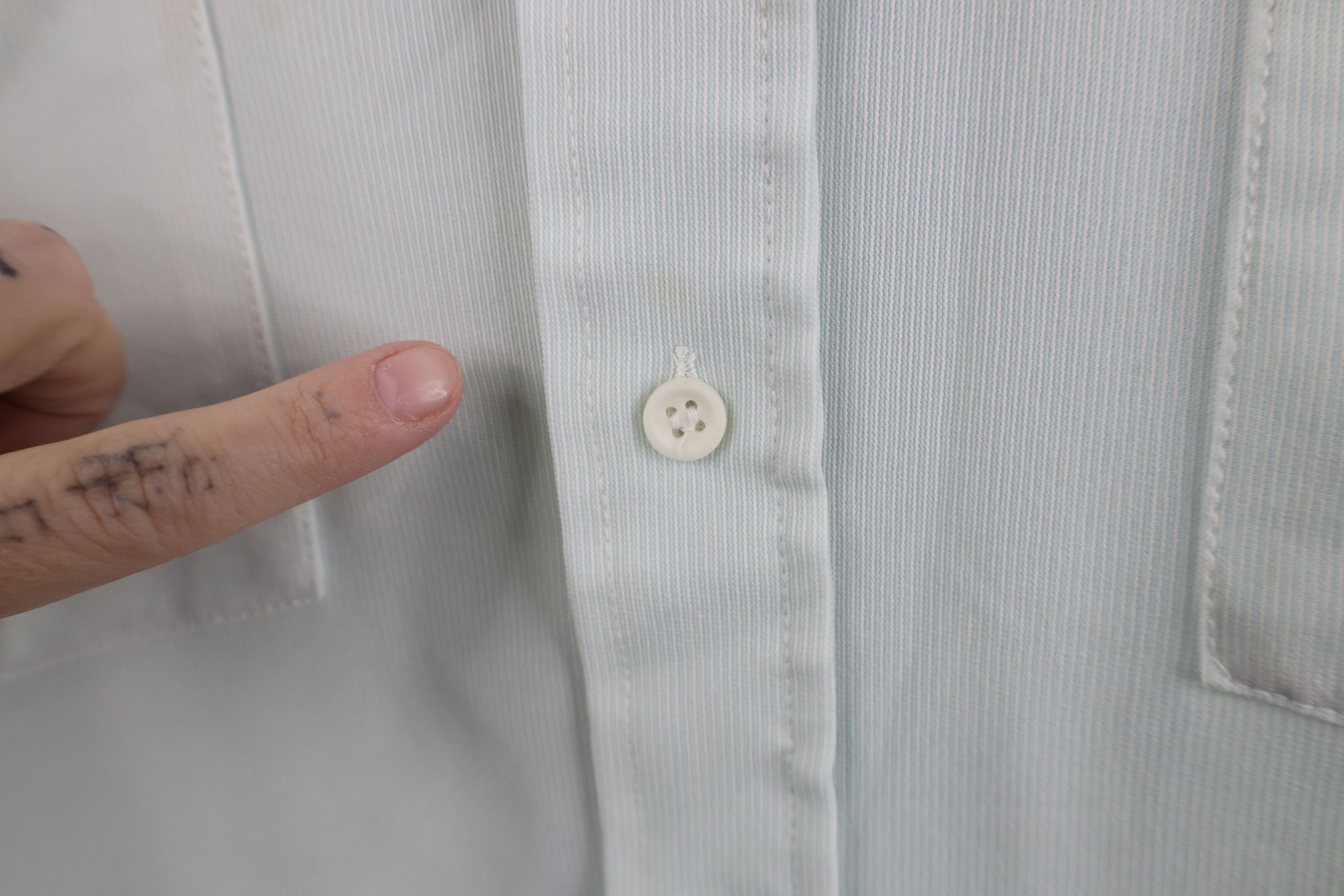 Vintage Vintage 70s Streetwear Ribbed Knit Collared Button Shirt Size US XL / EU 56 / 4 - 8 Thumbnail