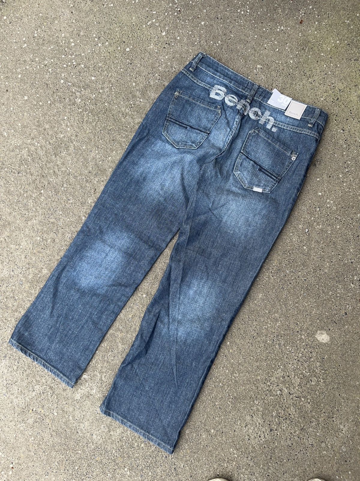 Bench Vintage y2k NWT Bench Jeans Big Embroidered Logo Denim Size US 30 / EU 46 - 9 Thumbnail