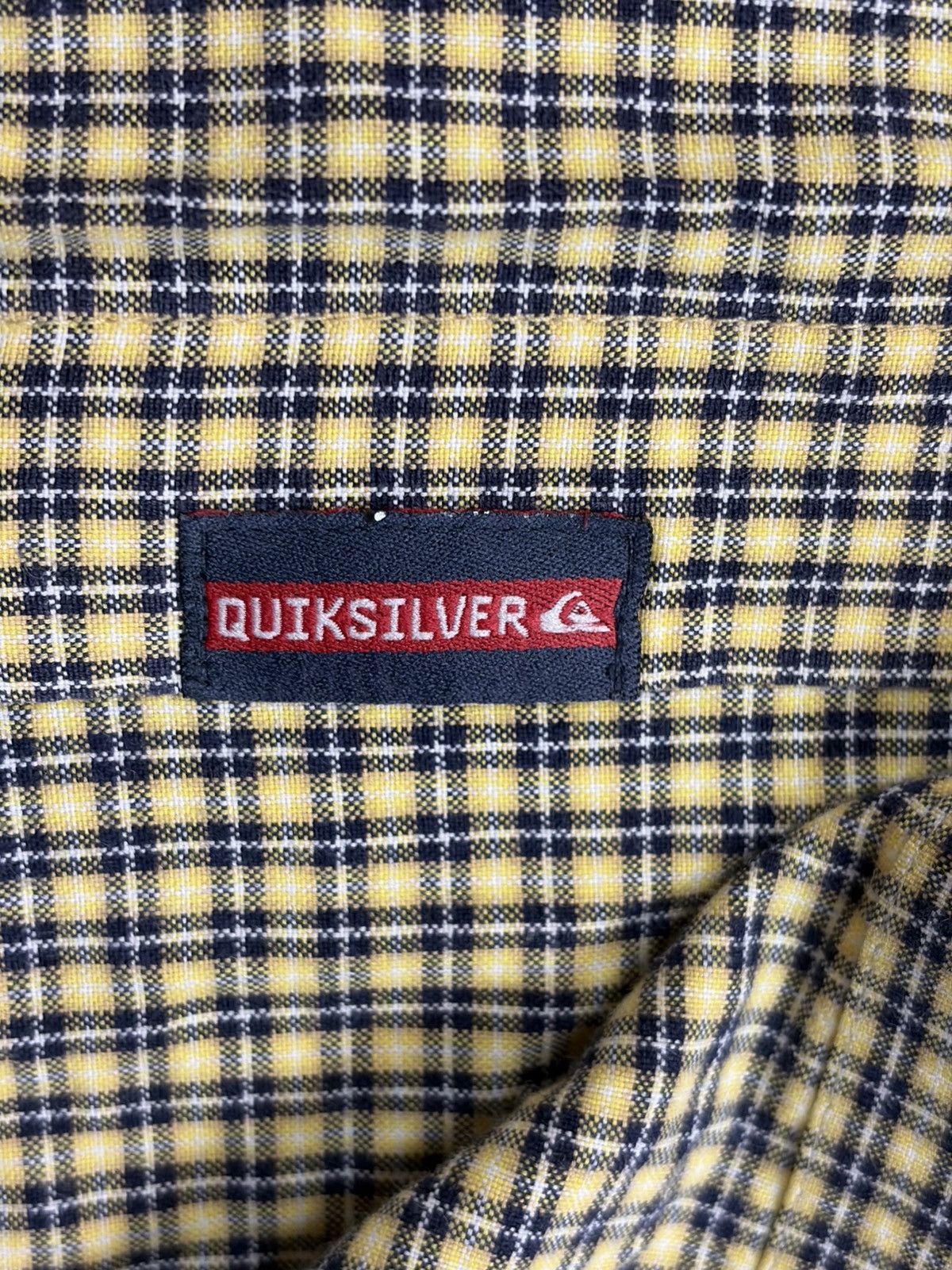 Quiksilver Vintage 90s Quiksilver Shirt Plaid Short Sleeve Button Front Size US M / EU 48-50 / 2 - 7 Thumbnail