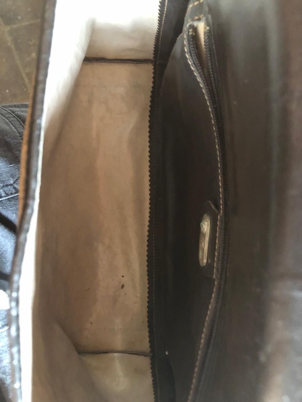 Gucci Gucci Vintage GG Flap Crossbody Bag – Black Leather Trim Size ONE SIZE - 6 Thumbnail