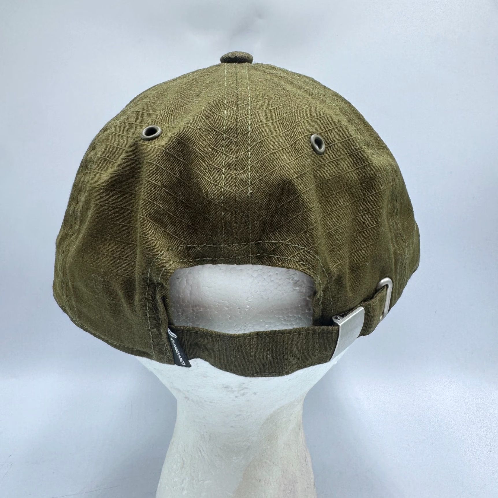 Converse Converse Mountain Club Olive Green Hat Strapback Adjustable Cap Mens OS Green Baseball Cap Adjustable Breathable Lightweight Size ONE SIZE - 3 Thumbnail