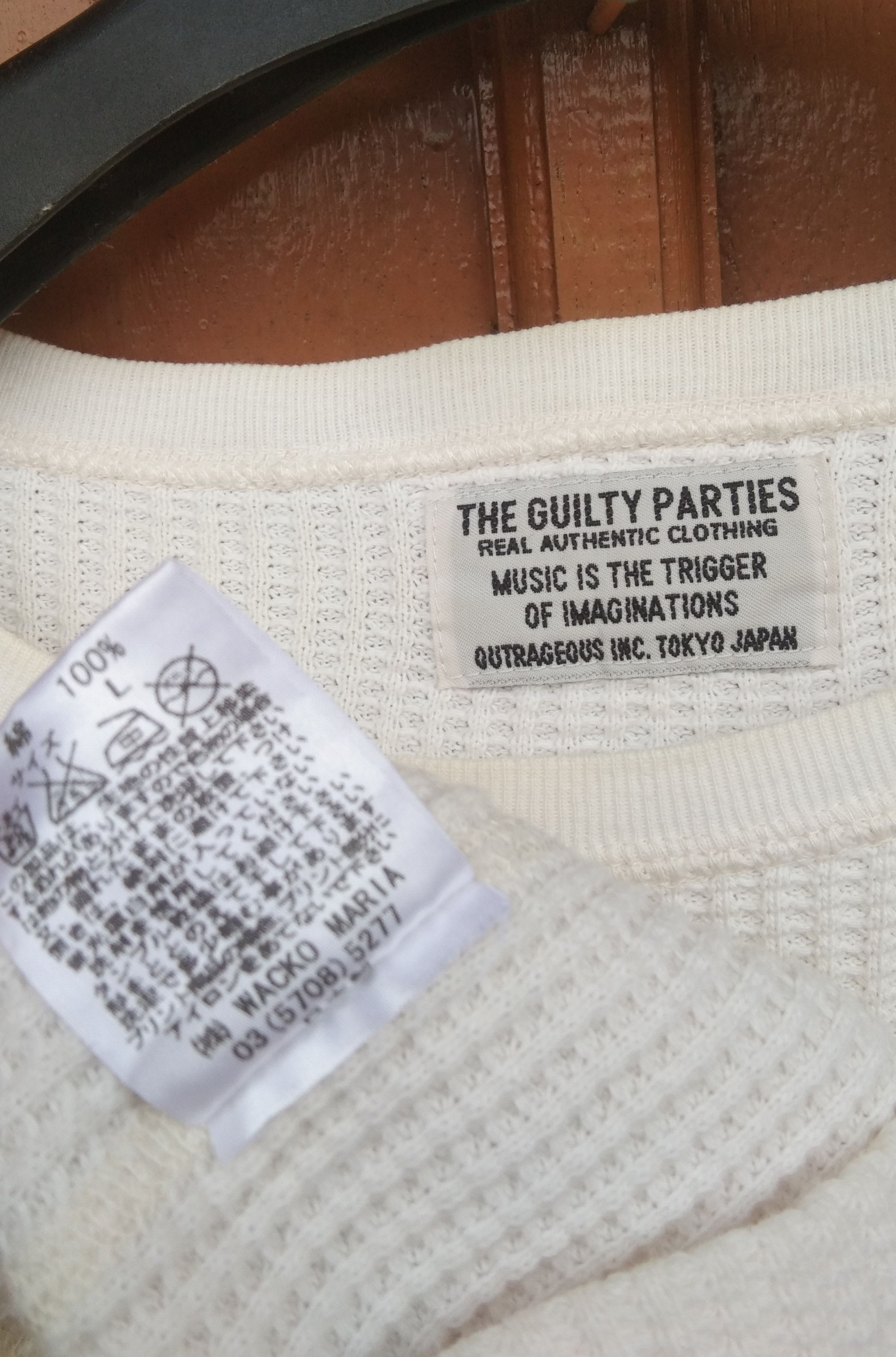 Japanese Brand Gulity parties x wacko maria longsleeve knit sweater Size M / US 6-8 / IT 42-44 - 8 Thumbnail