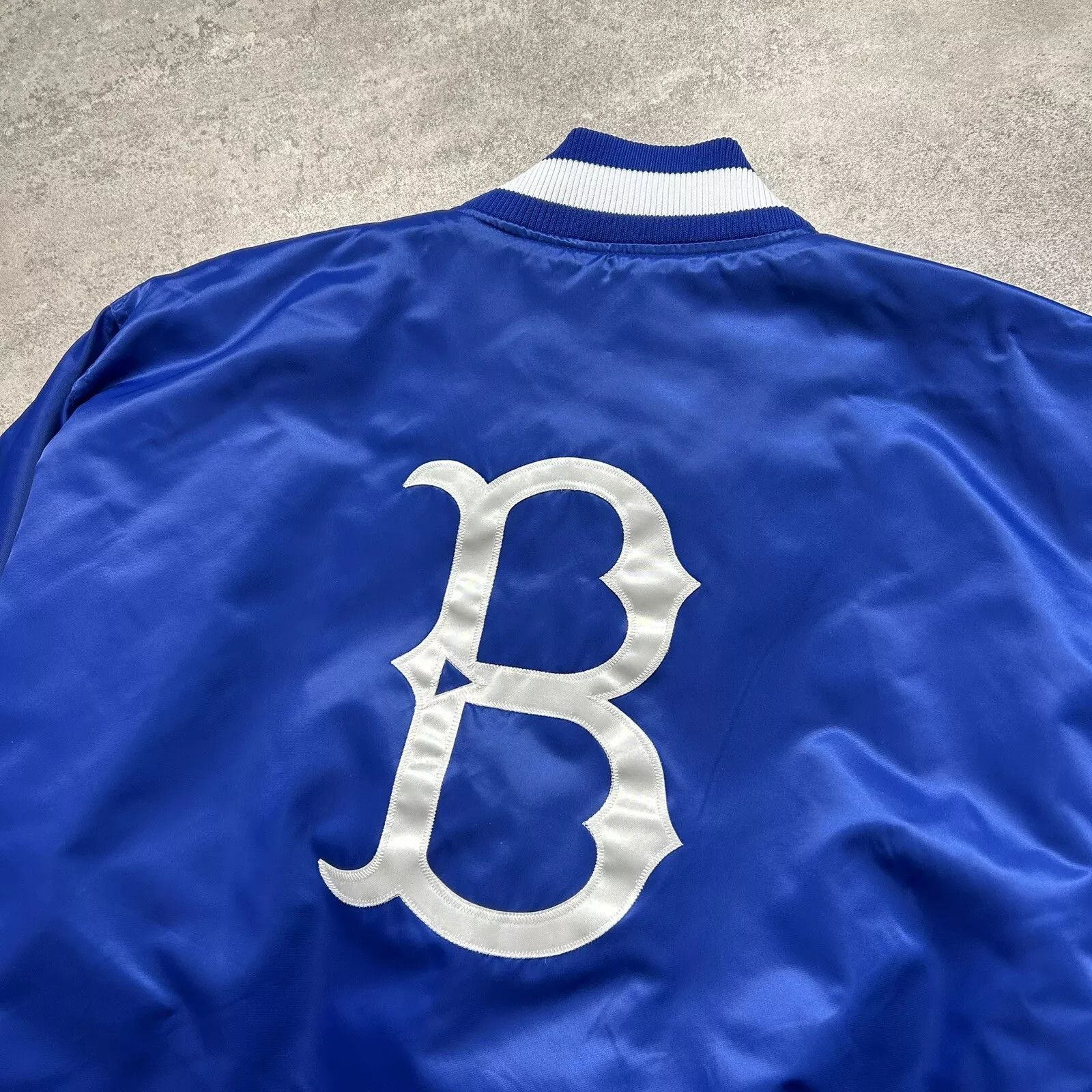 MLB × Majestic × Vintage BROOKLYN DODGERS NEW YORK SATIN JACKET MAJESTIC COOPERSTOWN Size US XXL / EU 58 / 5 - 3 Thumbnail