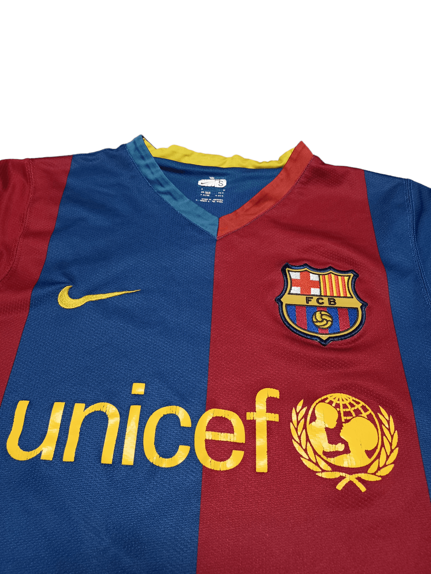 Nike 2006/2007 VINTAGE BARCELONA KIT SOCCER JERSEY NIKE FOOTBALL Size US S / EU 44-46 / 1 - 3 Thumbnail