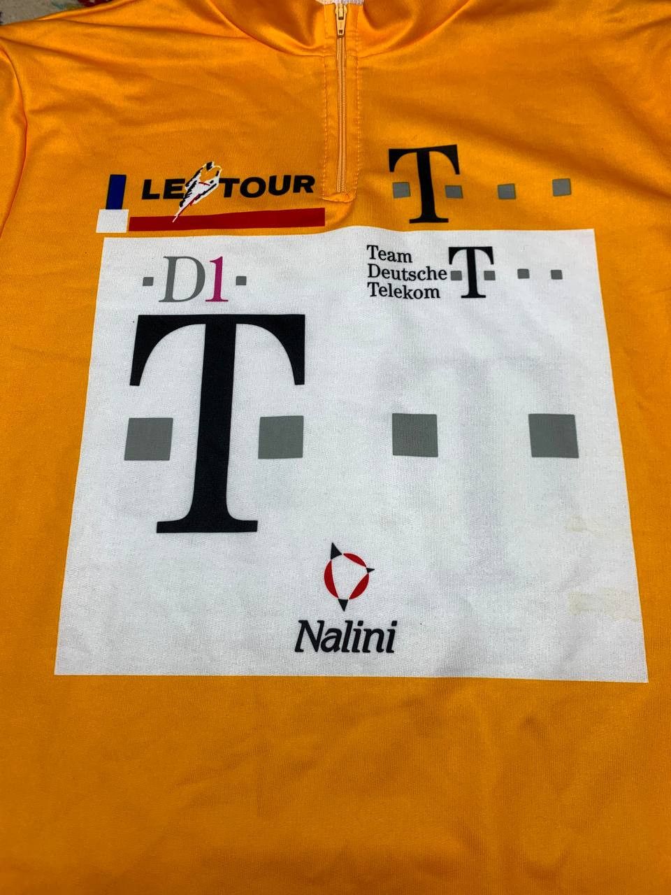 Vintage Le Tour T-Mobile Telekom Pinarello Nalini cycling jersey Size US XL / EU 56 / 4 - 2 Thumbnail