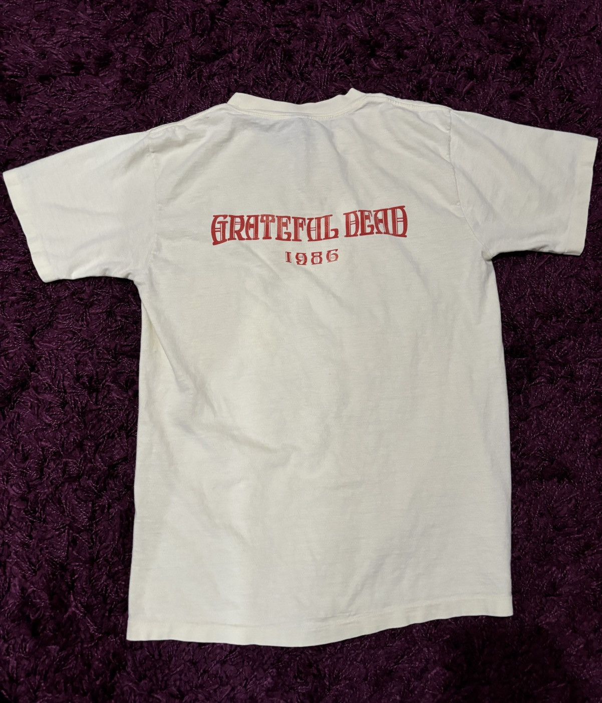 Band Tees × Grateful Dead × Vintage Vintage Grateful Dead 1986 Uncle Sam Shirt Size Small Size US S / EU 44-46 / 1 - 7 Thumbnail