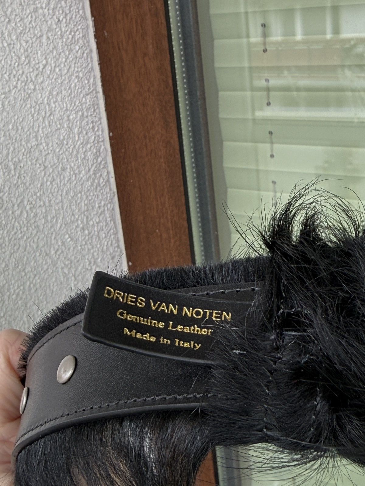 Dries Van Noten Dries Van Noten Fur Studded Accents Belt Size ONE SIZE - 4 Thumbnail