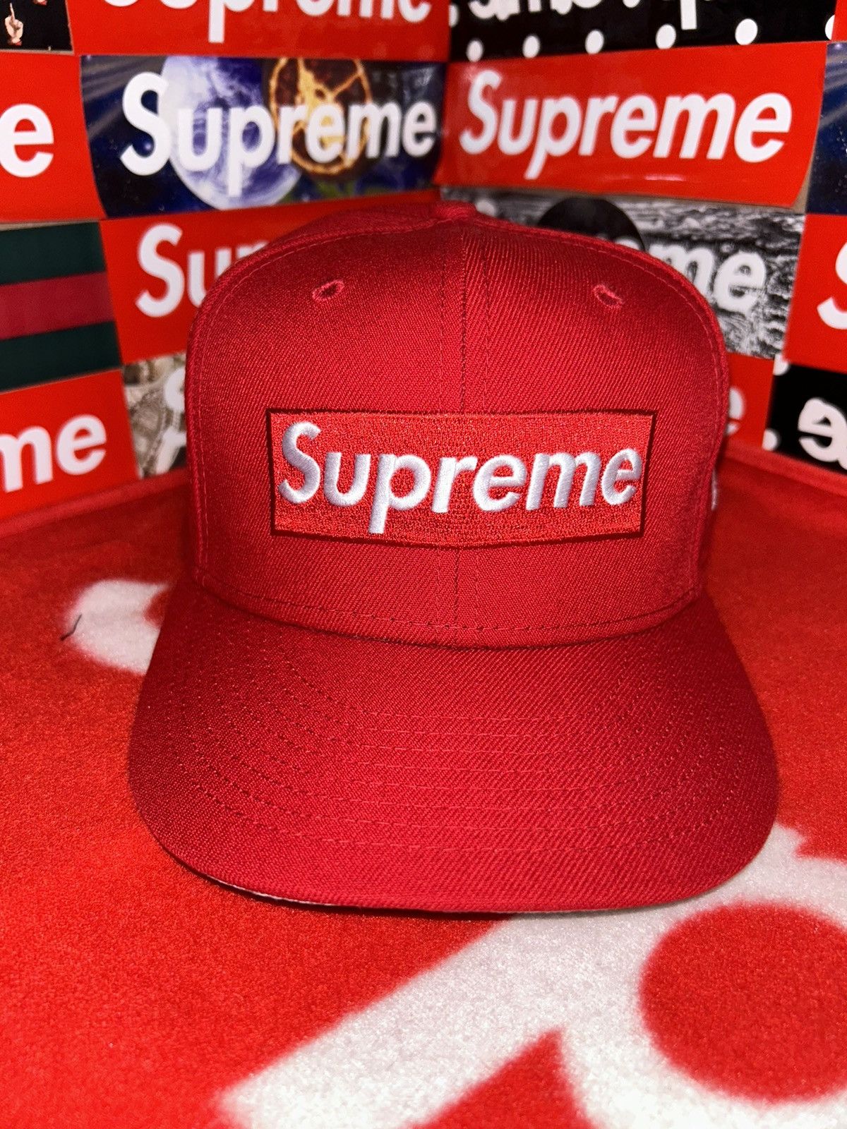 Supreme Money Box Logo New Era | Grailed