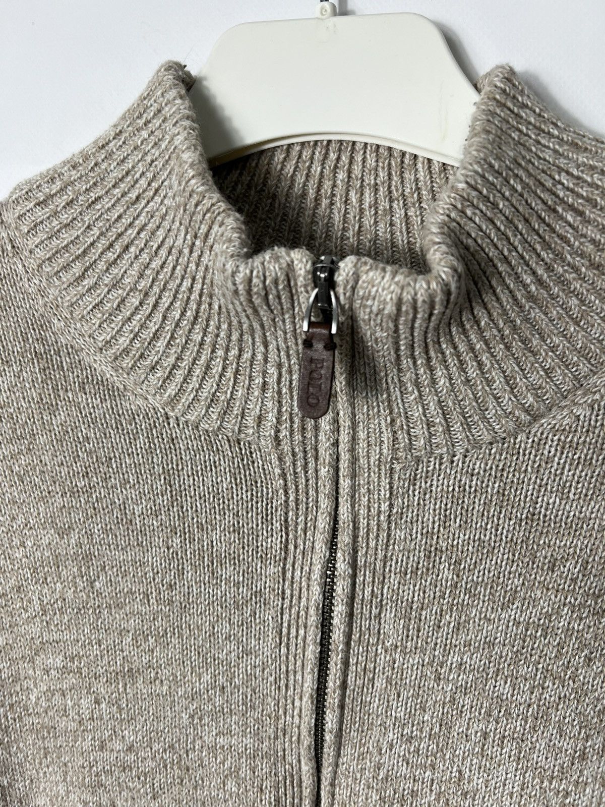 Polo Ralph Lauren Vintage streetwear Polo Ralph Lauren 1/4 Zip Beige Sweater Size US S / EU 44-46 / 1 - 4 Thumbnail
