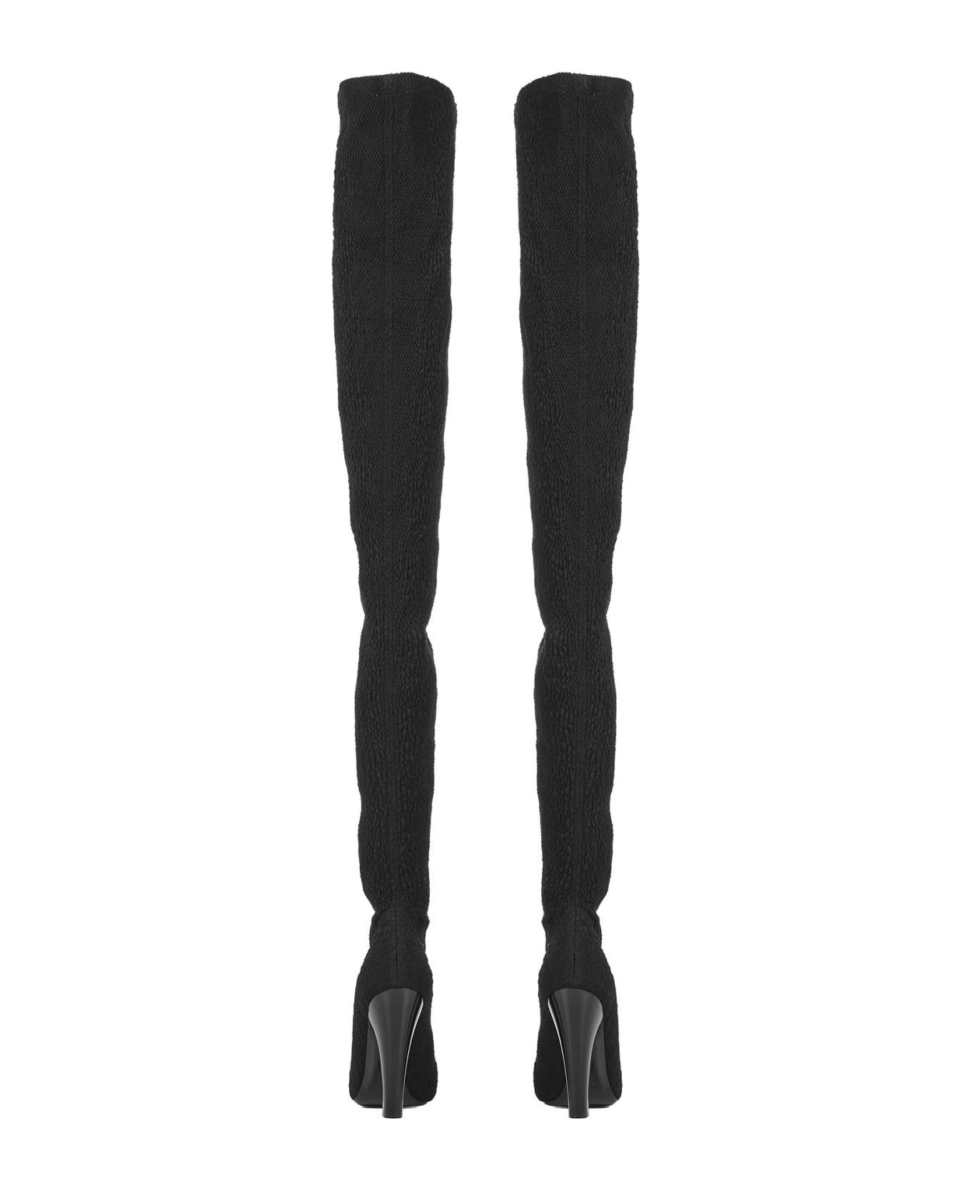 o1bcso1str0125 70 Over The Knee Boots in Black