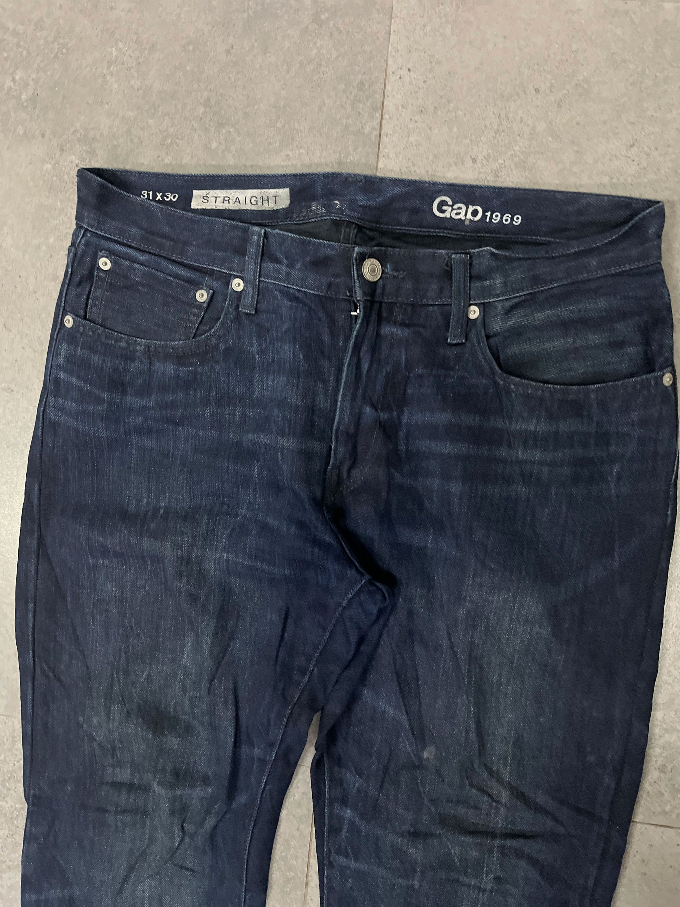 Designer × Gap Gap Slim Fit Straight Zipper Fly Jeans Size US 36 / EU 52 - 2 Thumbnail