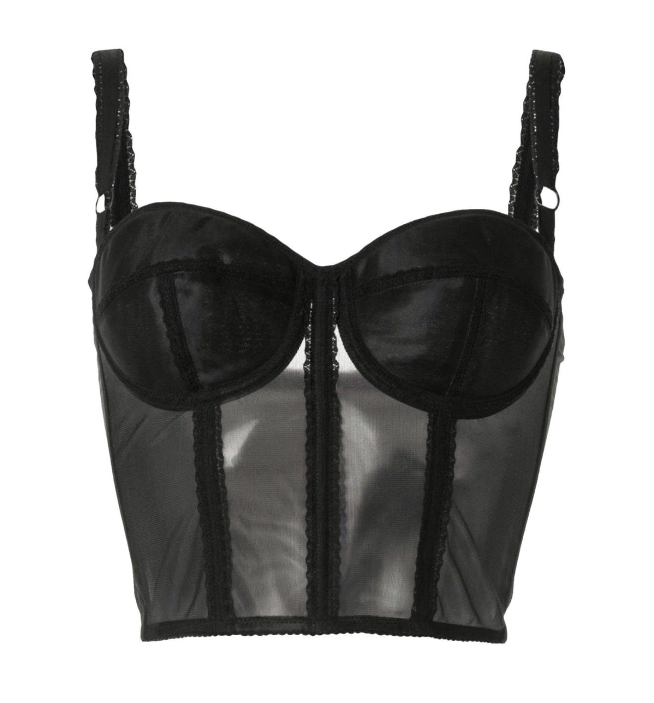 Dolce & Gabbana Dolce & Gabbana cropped corset-style bustier IT36 Size XS / US 0-2 / IT 36-38 - 1 Thumbnail