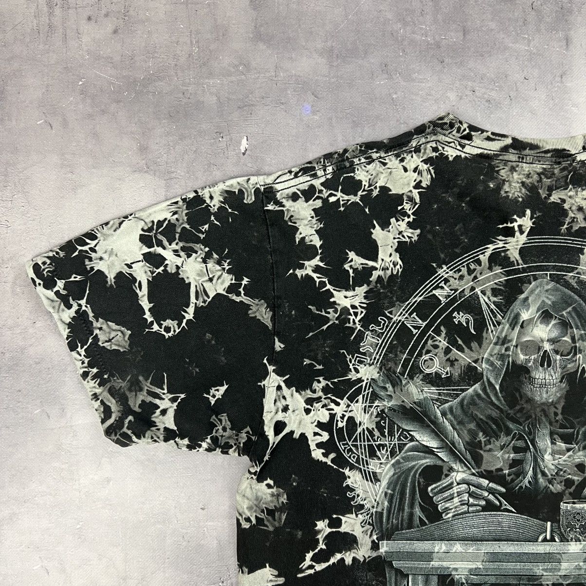 Other Rare! Skeleton Overprint Skull Logo 666 Y2K 90s Size US L / EU 52-54 / 3 - 10 Thumbnail