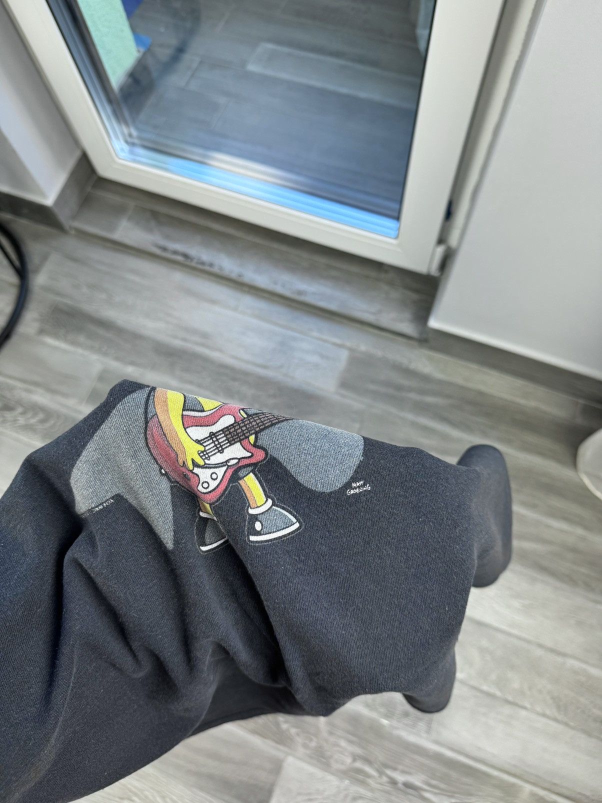 Vintage VTG Bart Simpson Born to rock 2009 Fruit of the loom tee Size US XL / EU 56 / 4 - 6 Thumbnail