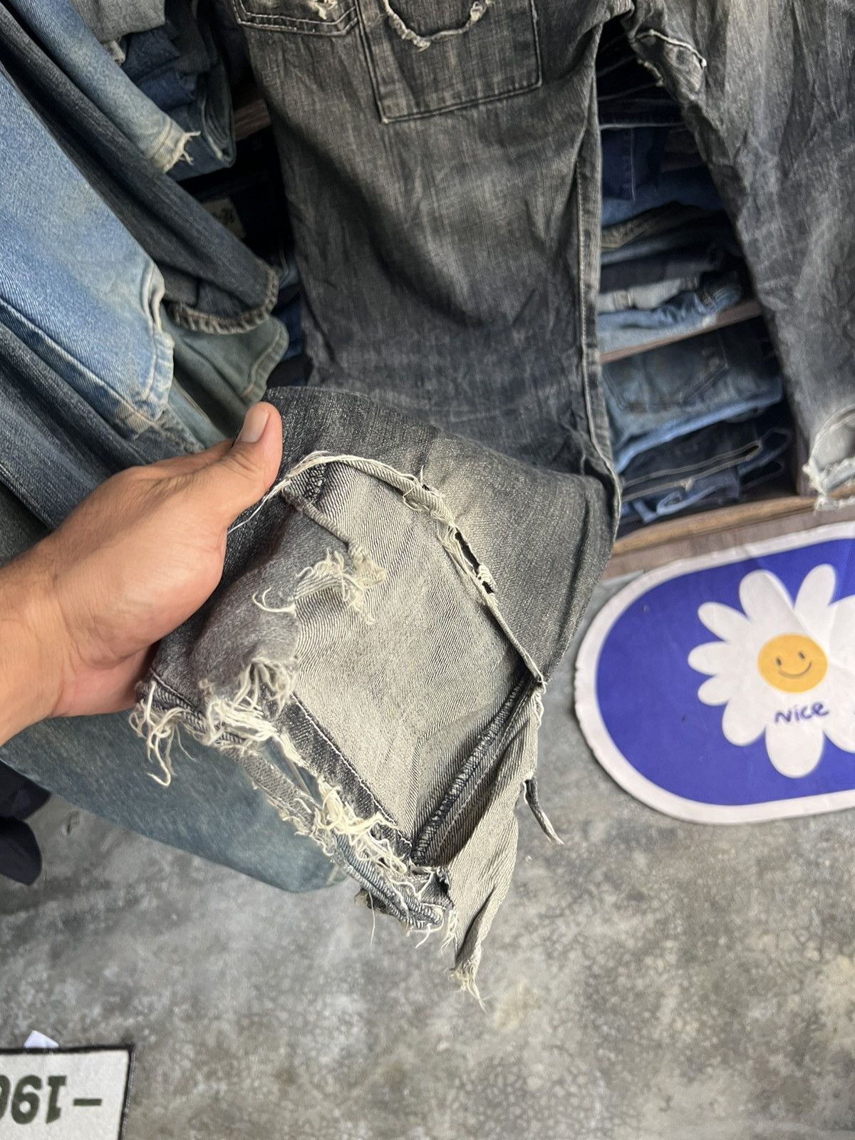 Other 🔥Rare Artinero Patchwork Kapital Inspired Distressed Denim Size US 34 / EU 50 - 12 Thumbnail