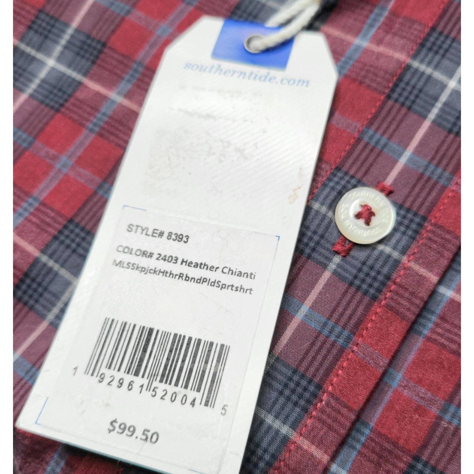 Southern Tide NWT Southern Tide Skipjack Heather Plaid Button-Down Size S Size US S / EU 44-46 / 1 - 3 Thumbnail