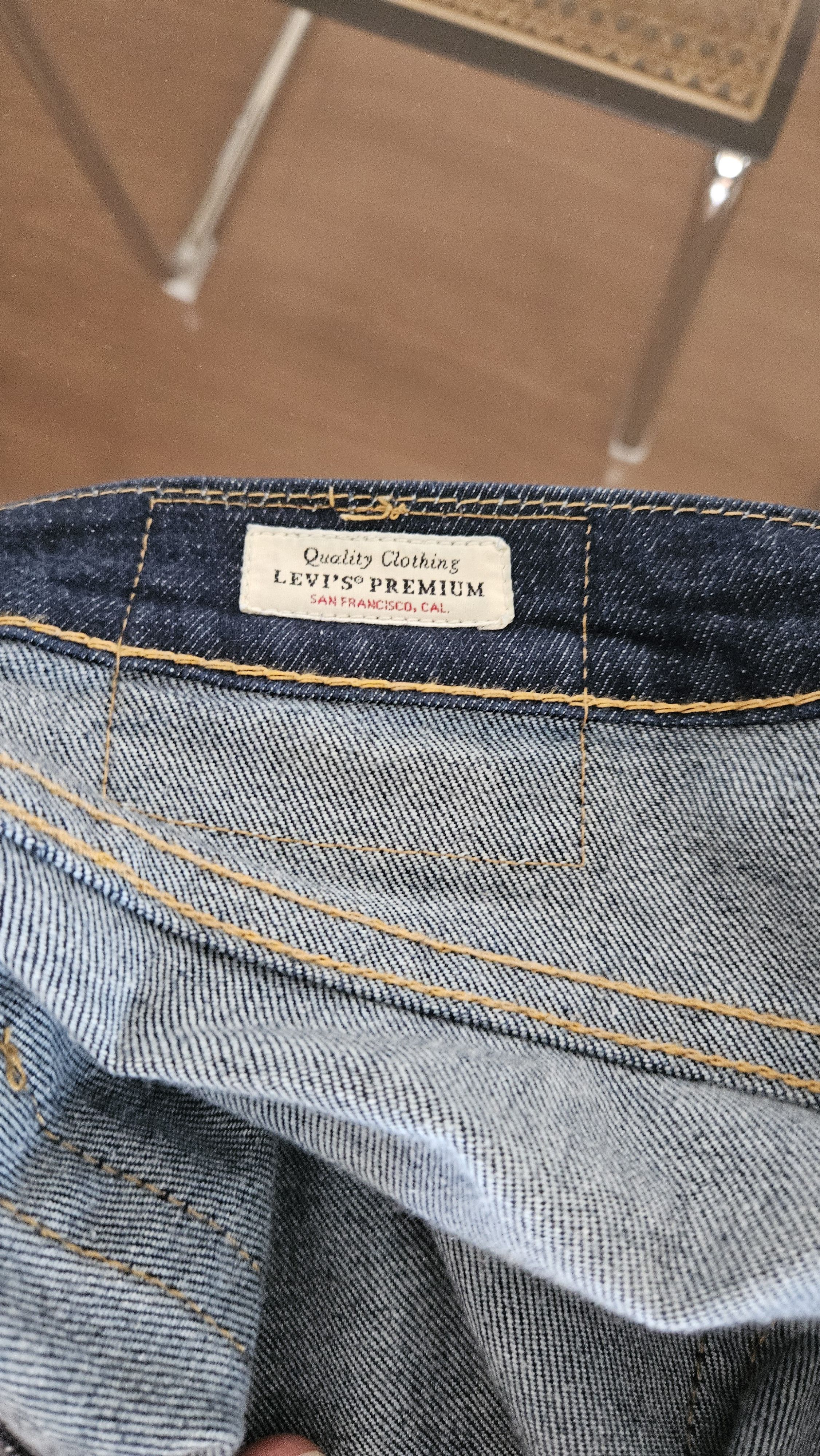 Levi's 511 Levi's blue denim Size US 33 - 3 Thumbnail