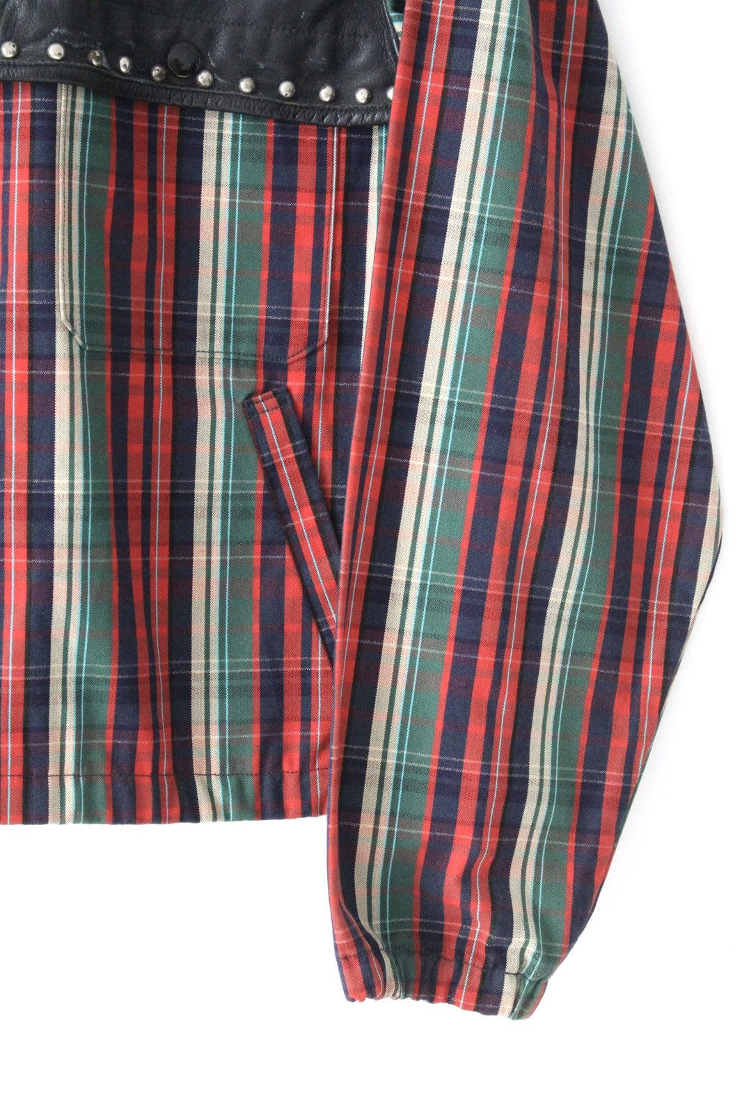Kapital SS2018 KAPITAL KOUNTRY CHECK NAVAJO LEATHER & STUDDED JACKET Size US L / EU 52-54 / 3 - 6 Thumbnail