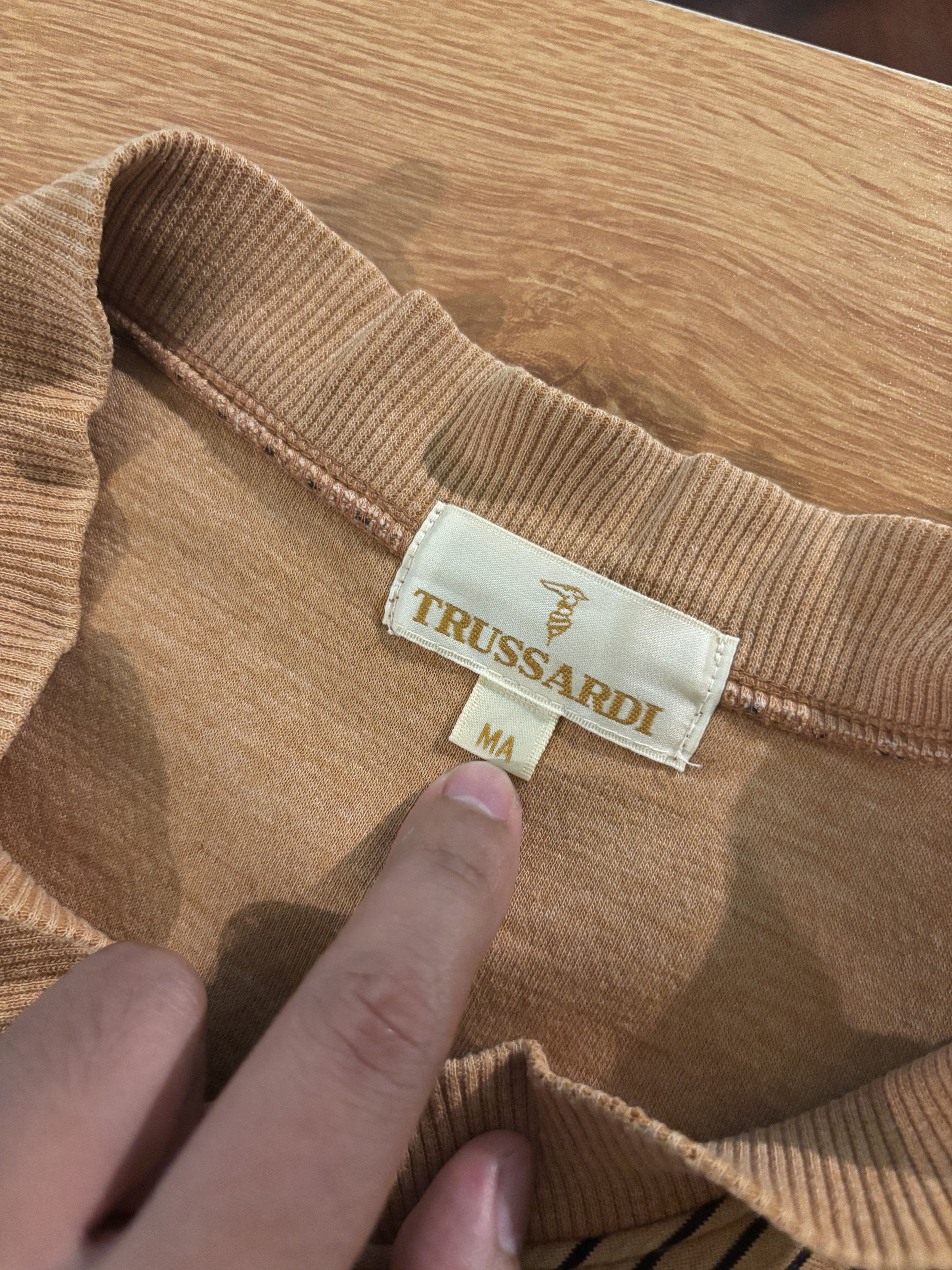 Trussardi Viintage Trussardi Italian Designer Sweatshirt 90s-00s S Size US S / EU 44-46 / 1 - 4 Thumbnail