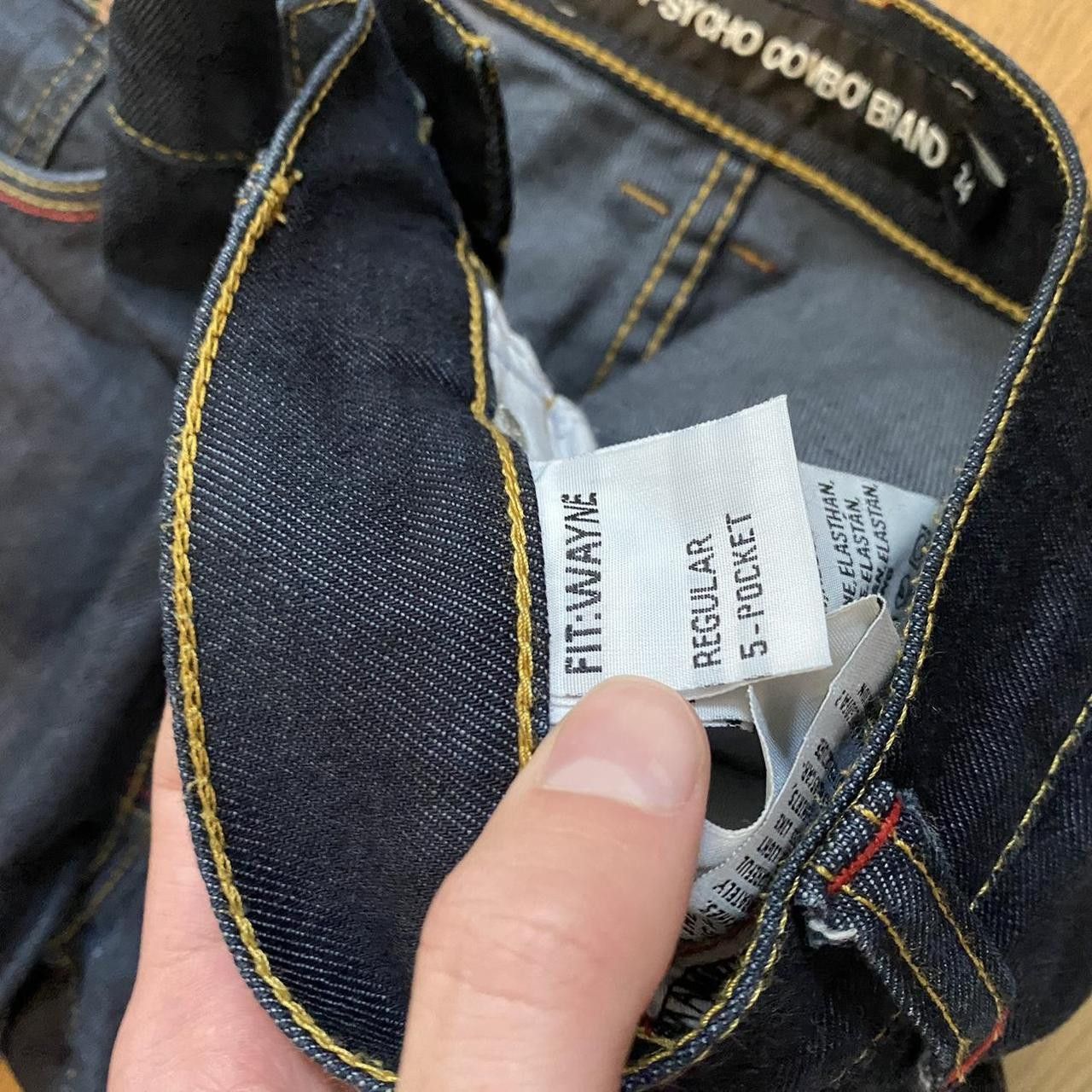 Other denim jeans with red stitching and embroidered logo Size US 32 / EU 48 - 6 Thumbnail