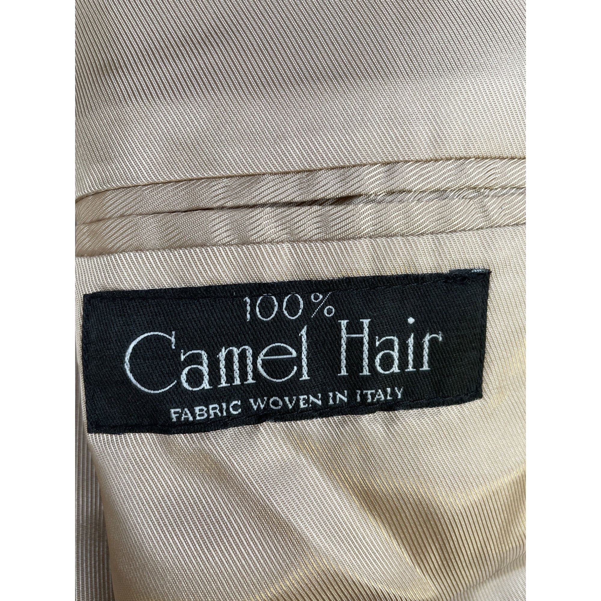 Andrew Fezza Andrew Fezza Men's Beige Sports Coat/Camel Hair Blazer Size Size 44L - 7 Thumbnail