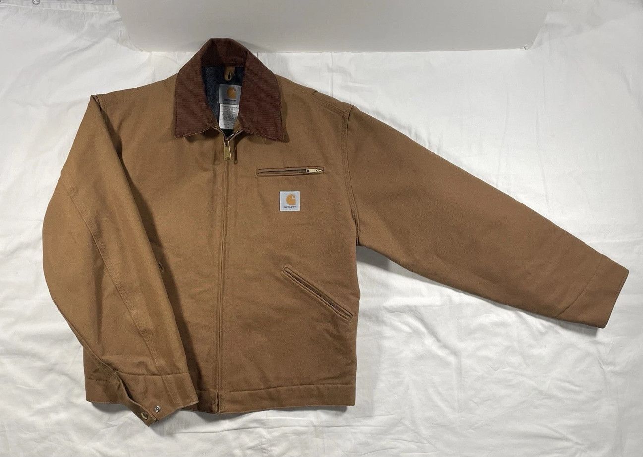 NEW Carhartt Men's VTG J01 BRN Blanket Lined Detroit Size 40