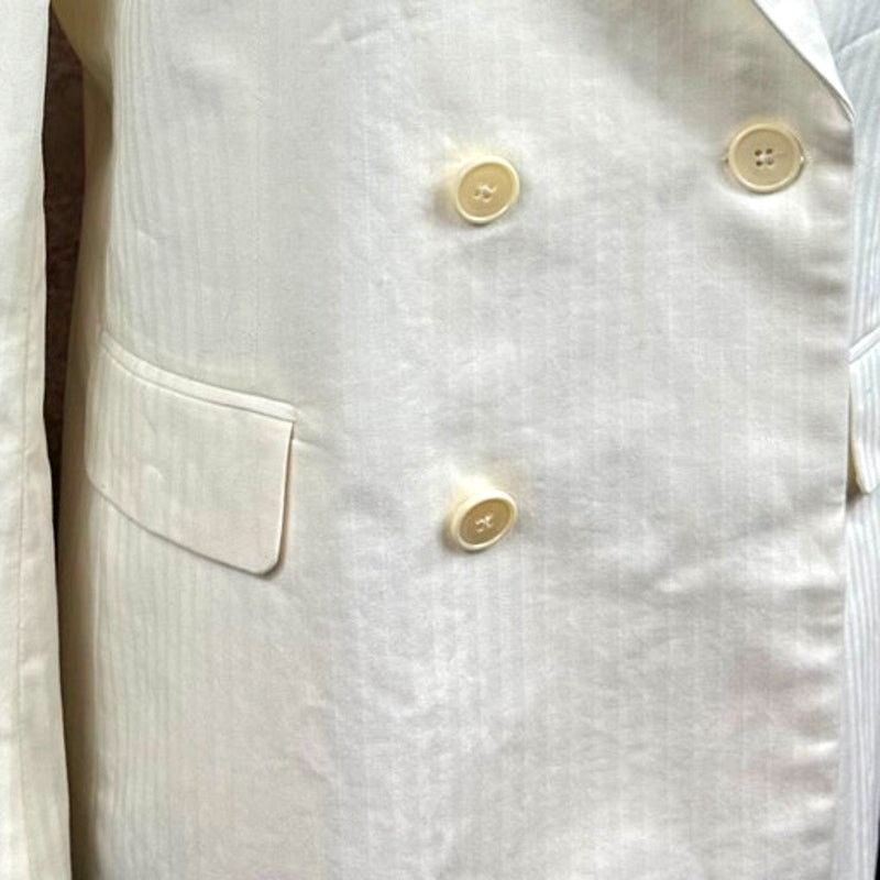 Zadig & Voltaire Zadig & Voltaire Vina Coton Blazer - Cream- size 40 (4) Size S / US 4 / IT 40 - 18 Thumbnail